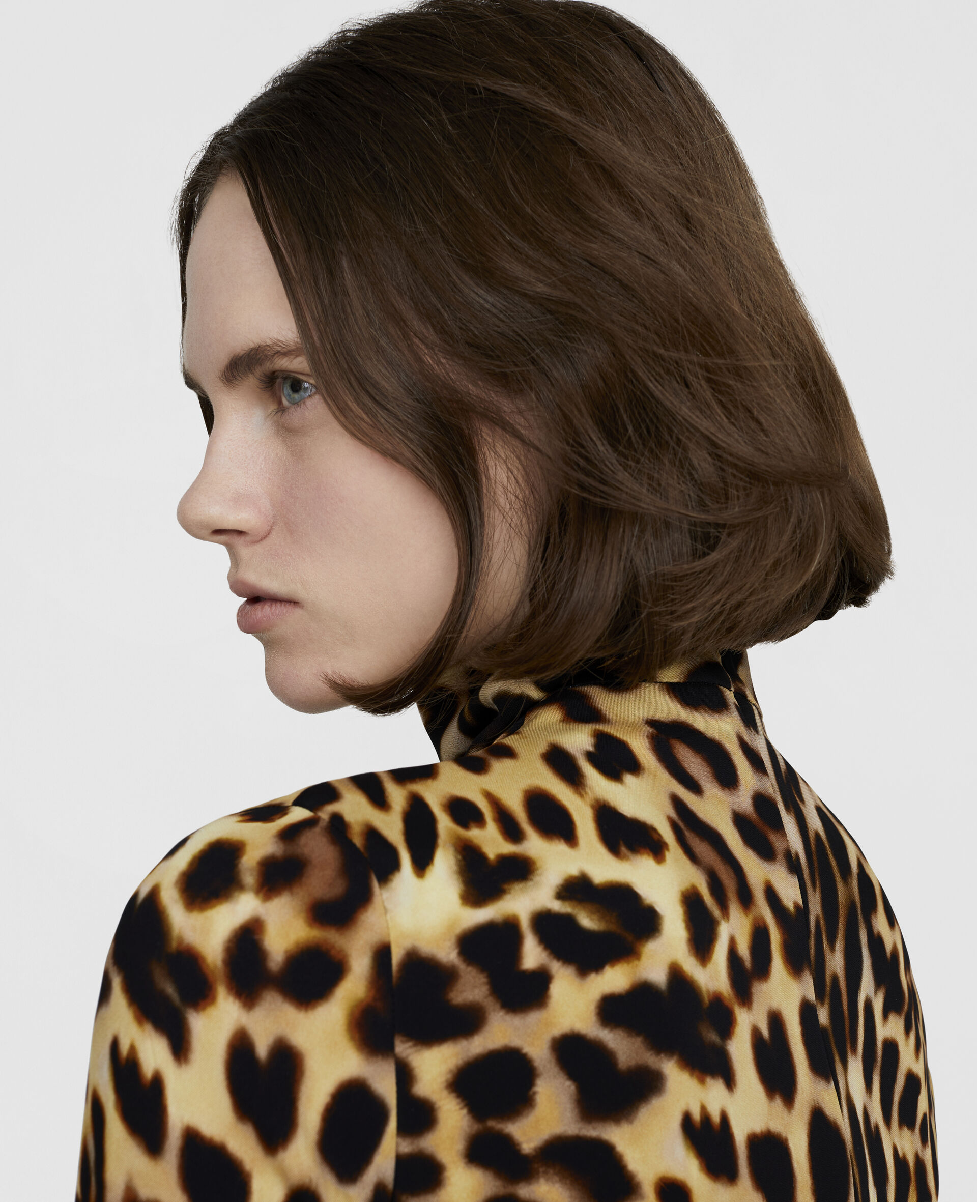Cheetah Print Bodysuit-Brown-large image number 3