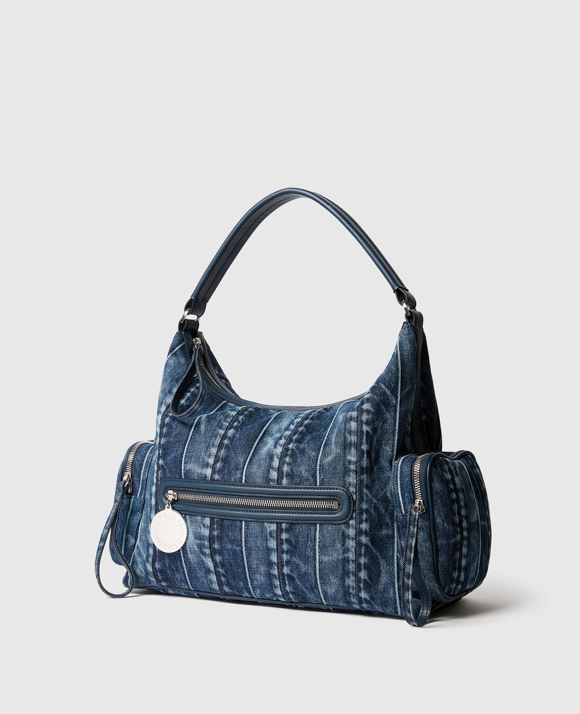 Dartmoor Denim Shoulder Bag-Blue-medium