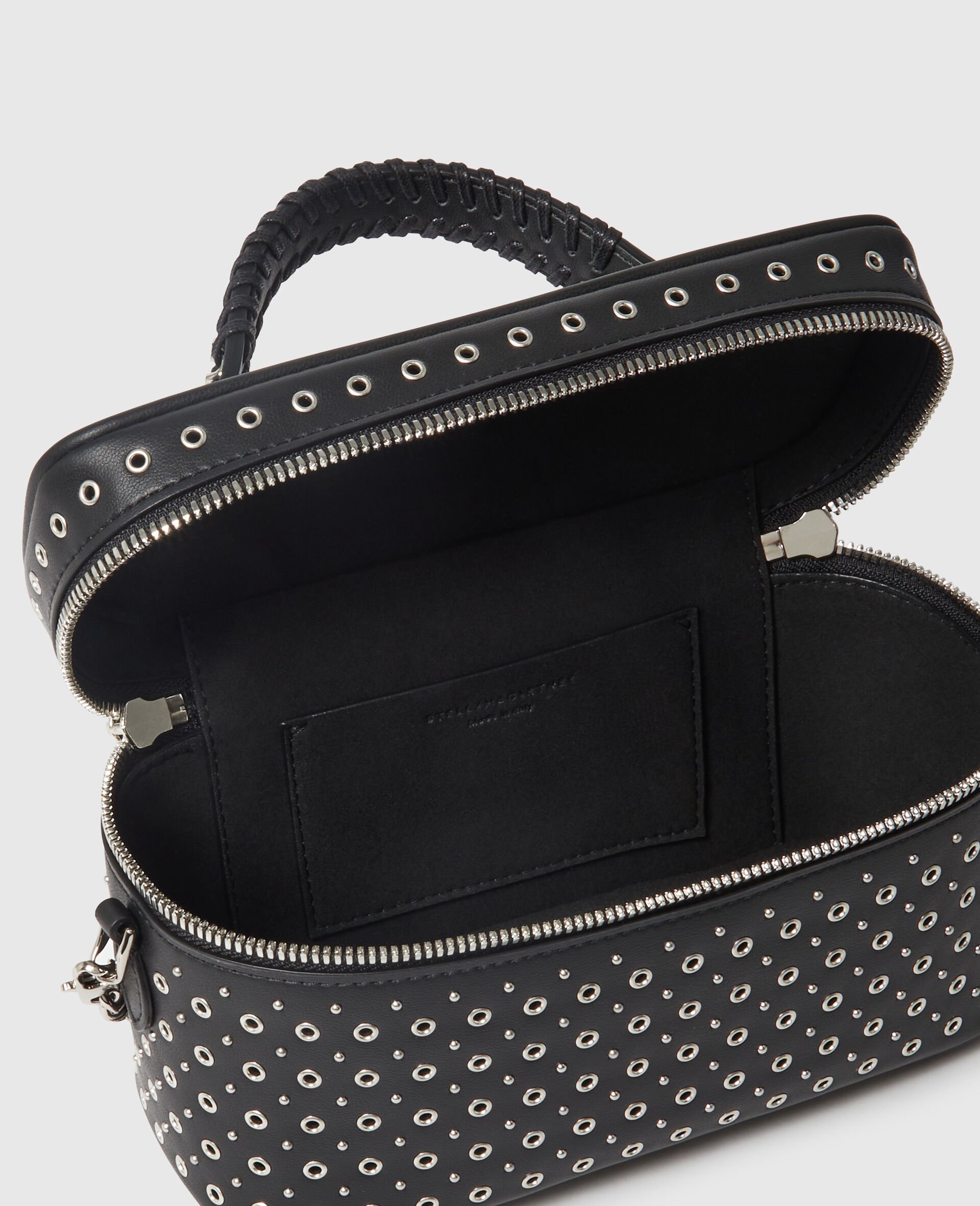 Falabella Eyelet-Stud Vanity Case-Black-large image number 3