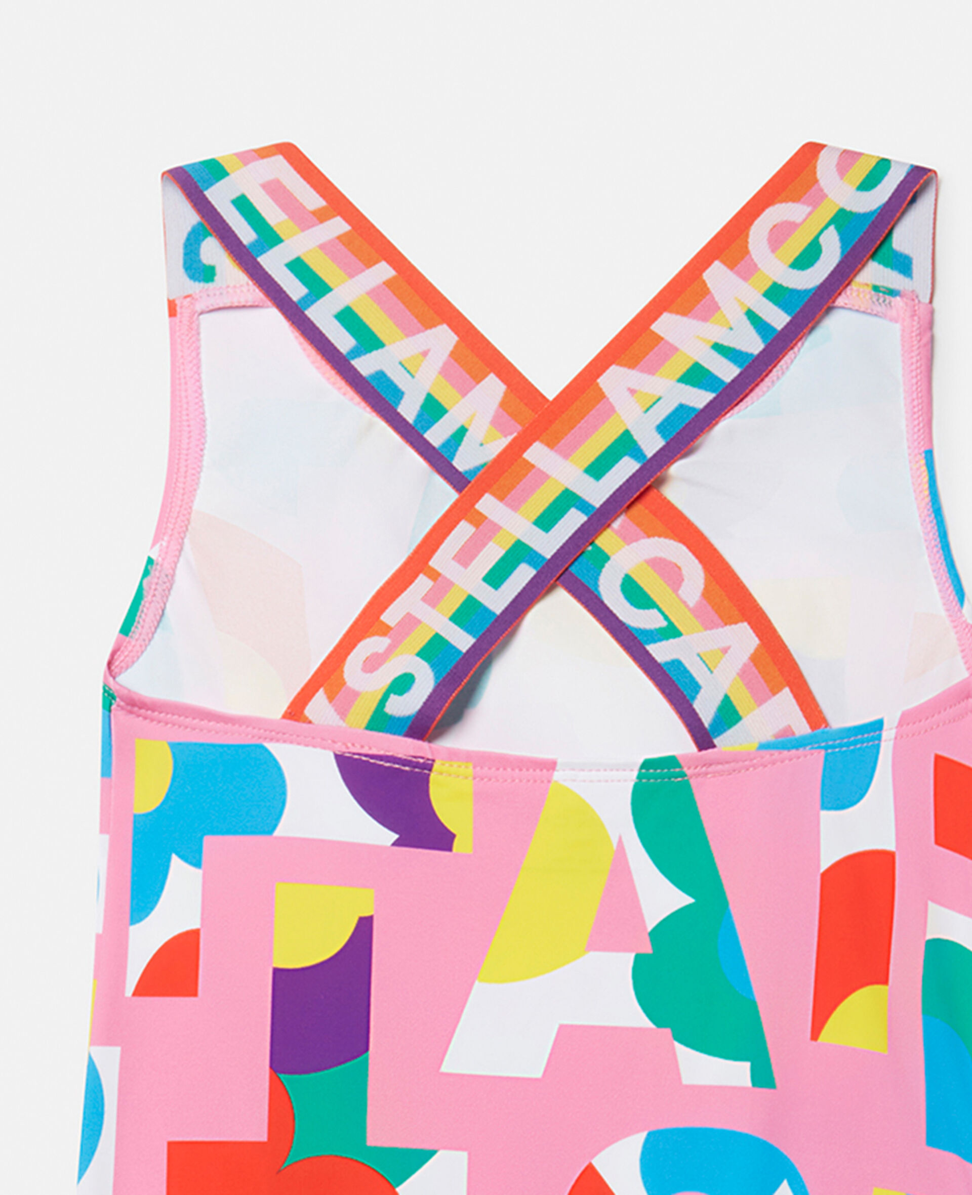 Stella Logo Pop Swimsuit-Pink-large image number 3