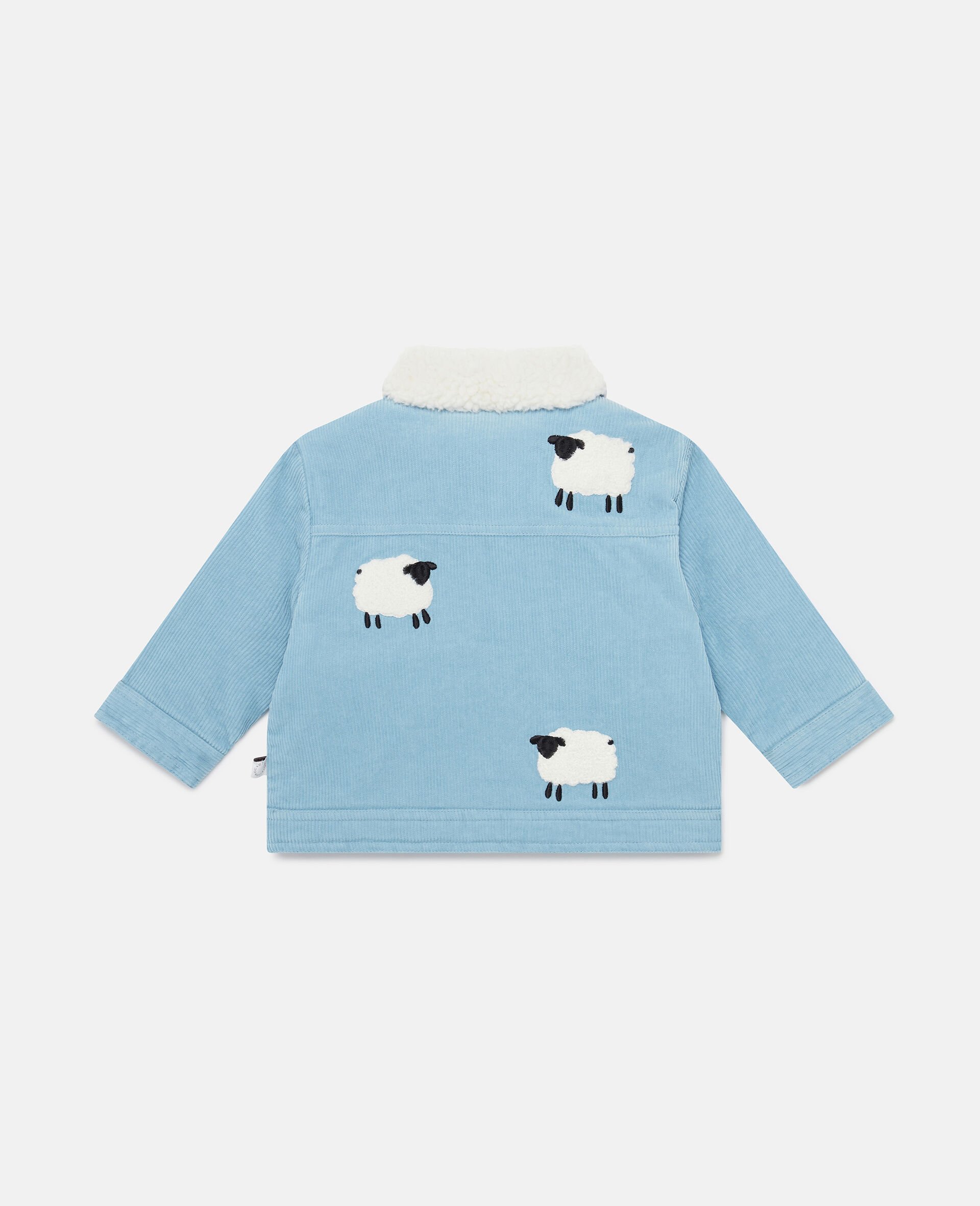 Veste en denim avec motif moutons-Bleu-large Veste en denim avec motif moutons-Bleu-large image number 2