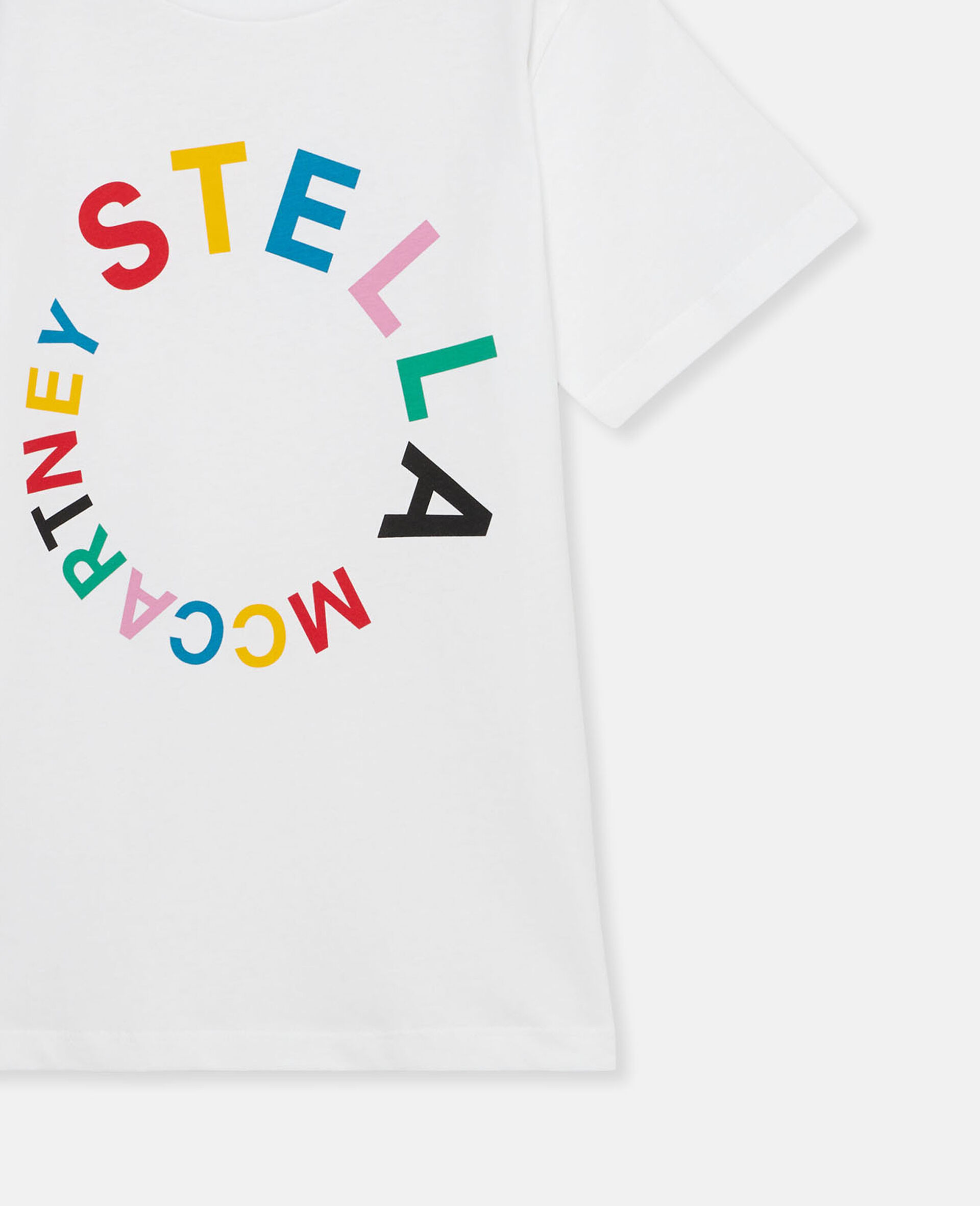 Logo Embroidery T-Shirt-White-large Logo Embroidery T-Shirt-White-large image number 2