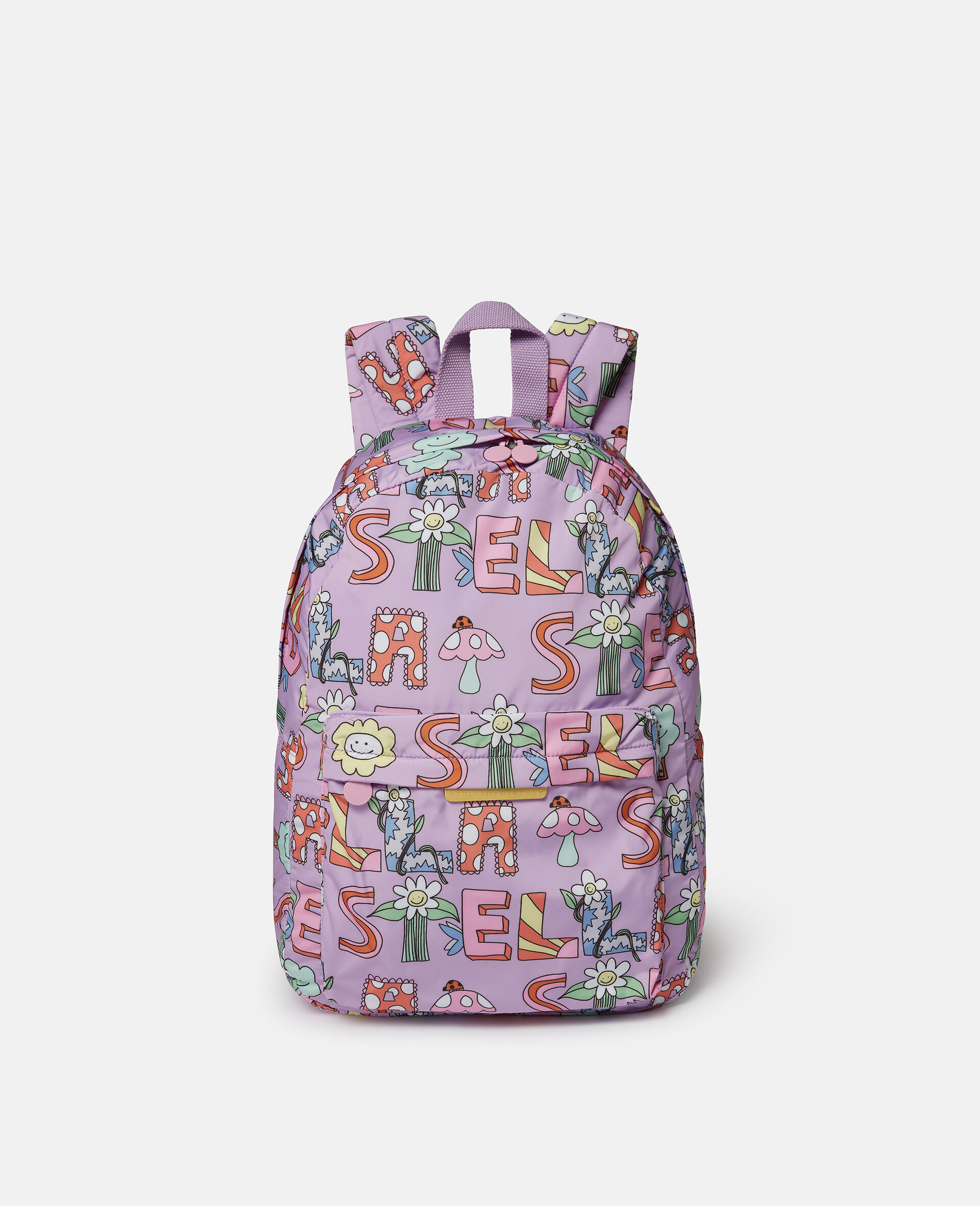 Stella Woodland Lettering Backpack-Purple-large image number 0