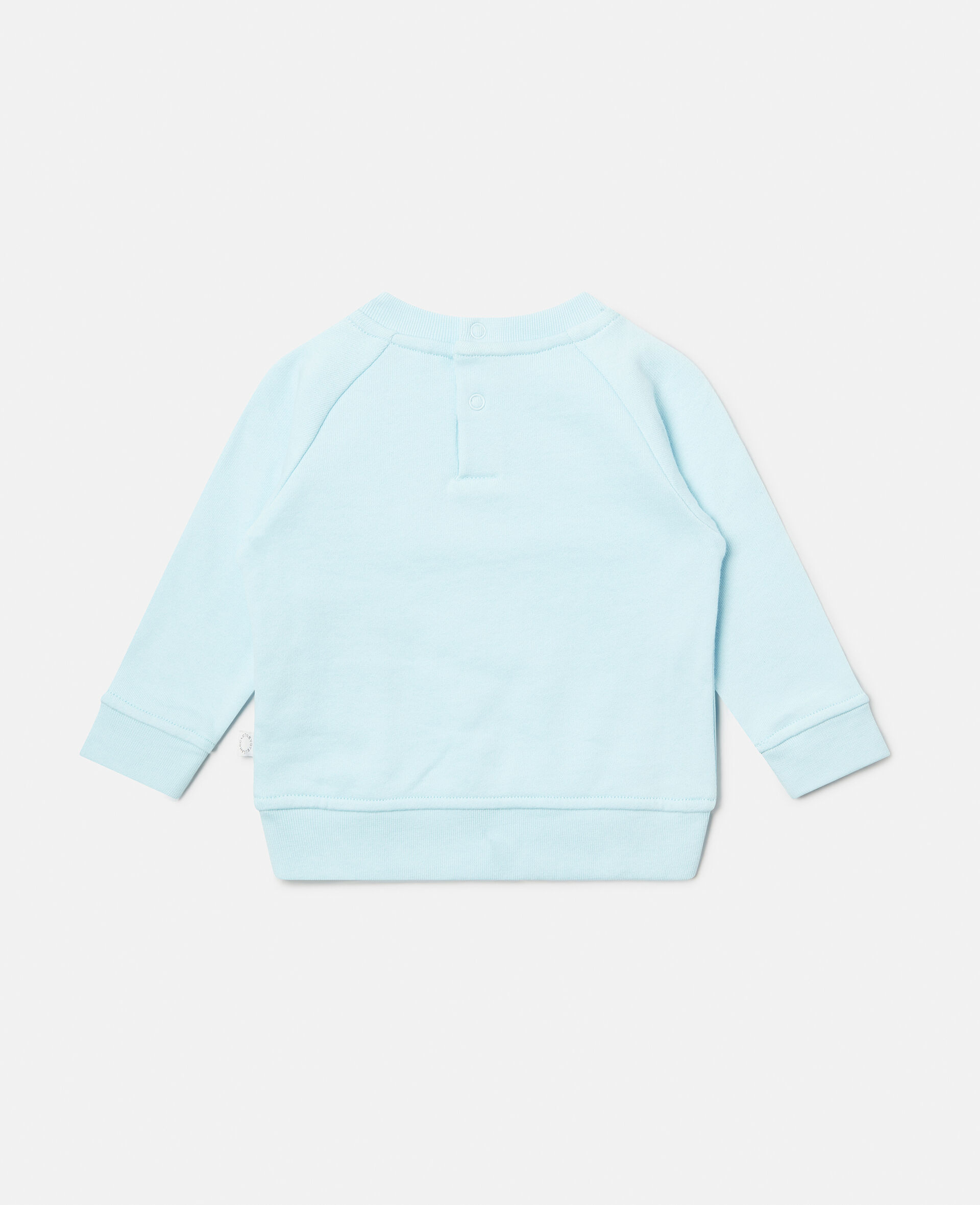 Doodle Print Sweatshirt-Blue-large image number 2