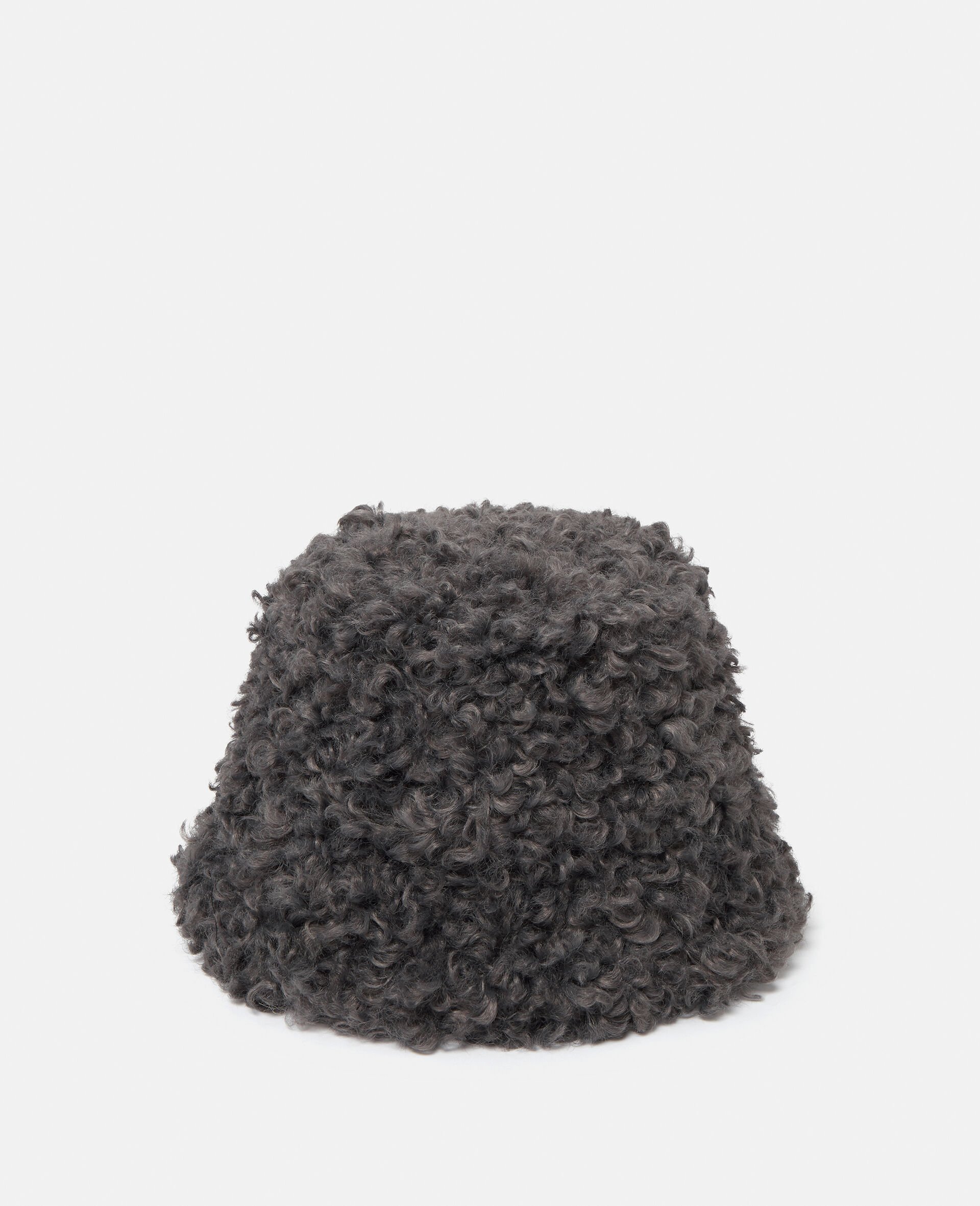 泰迪绒渔夫帽-灰色-large image number 1