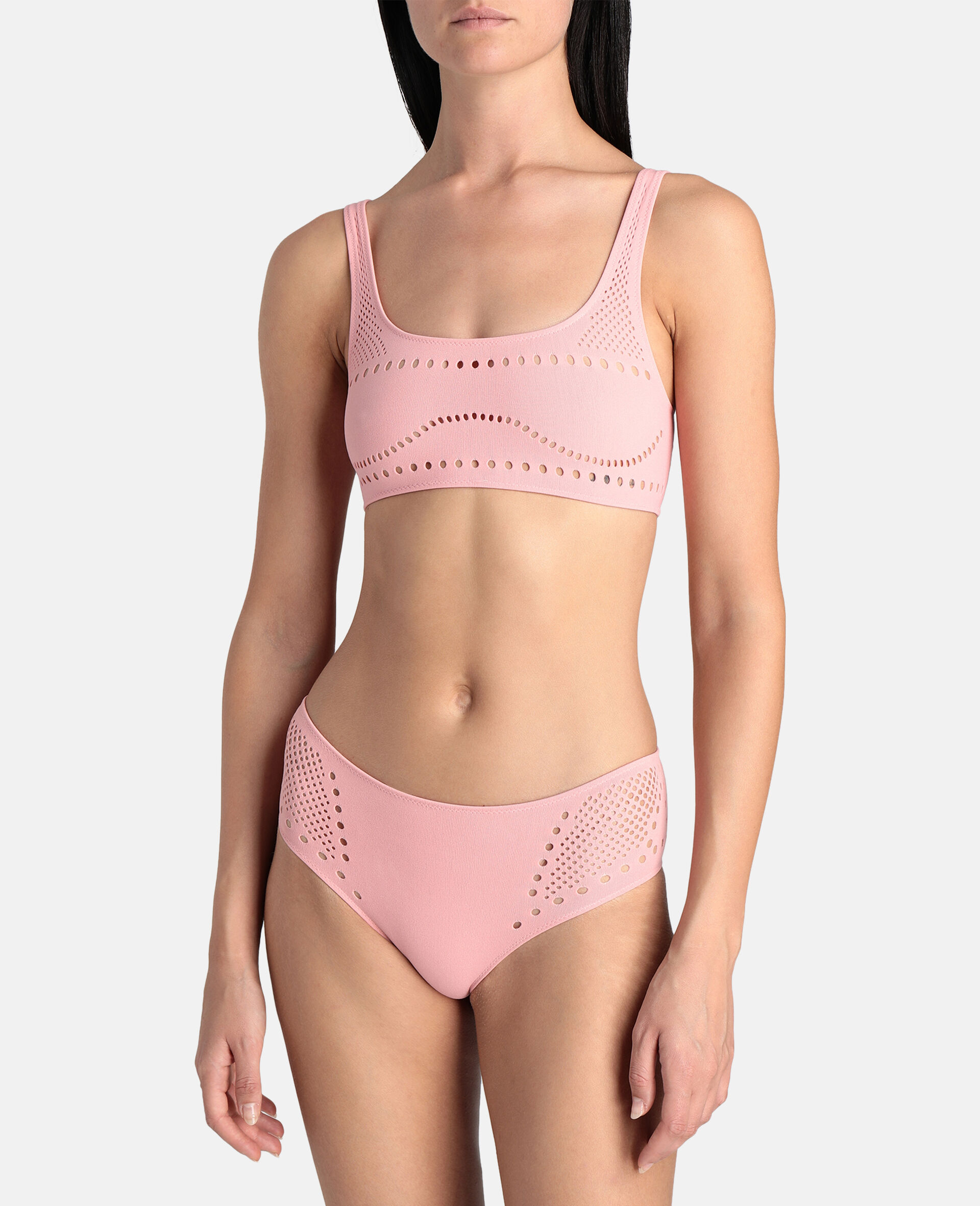 Stellawear Crop Bra-Pink-large image number 1