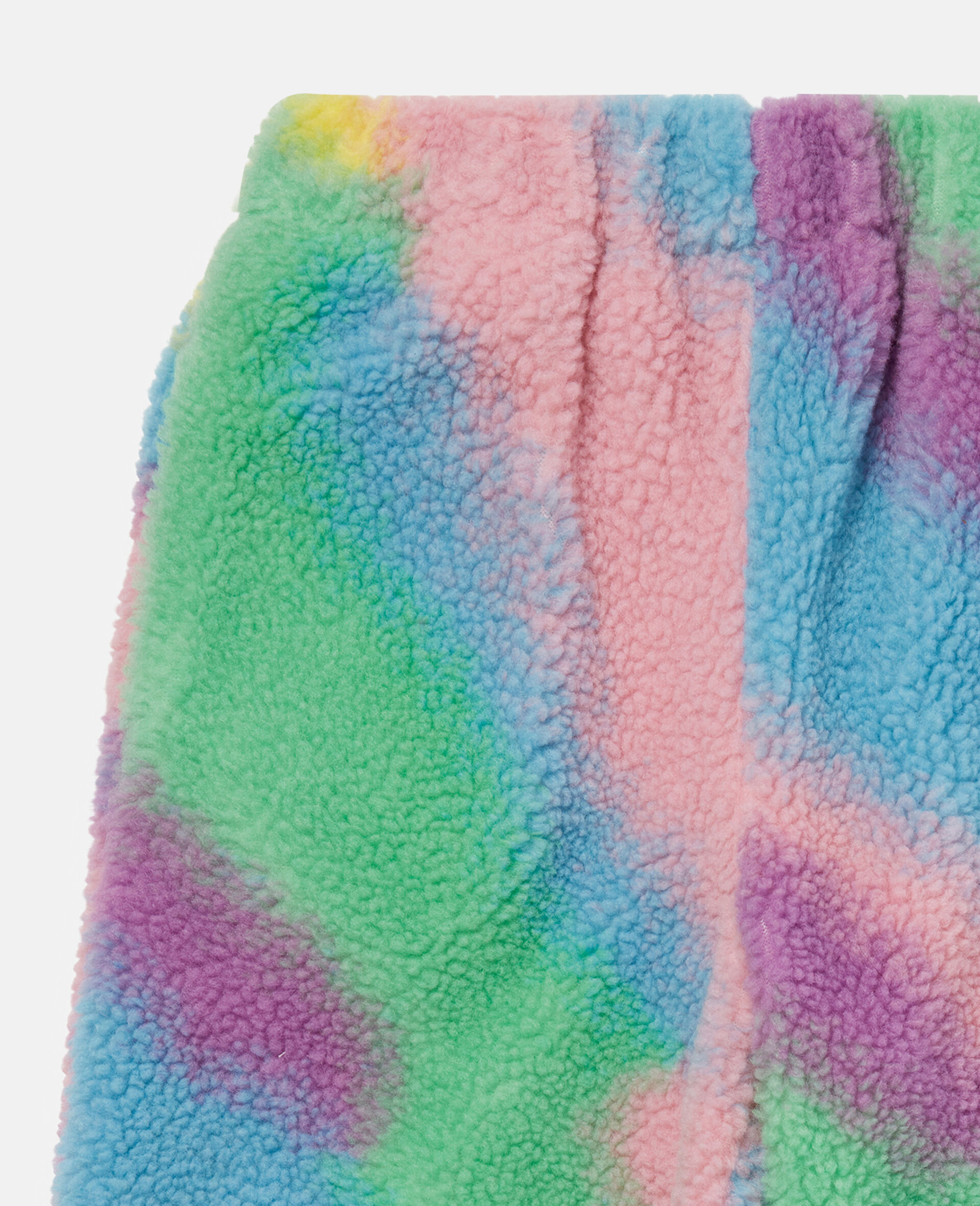 Spray Print Teddy Fleece Joggers-Multicoloured-large image number 1