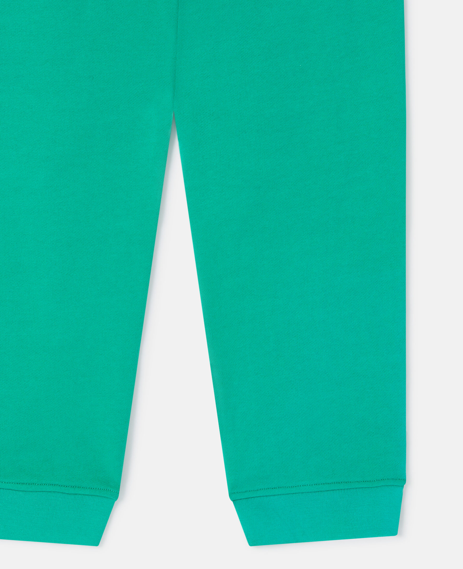 Frog Graphic Elasticated Sweatpants-Green-large image number 3