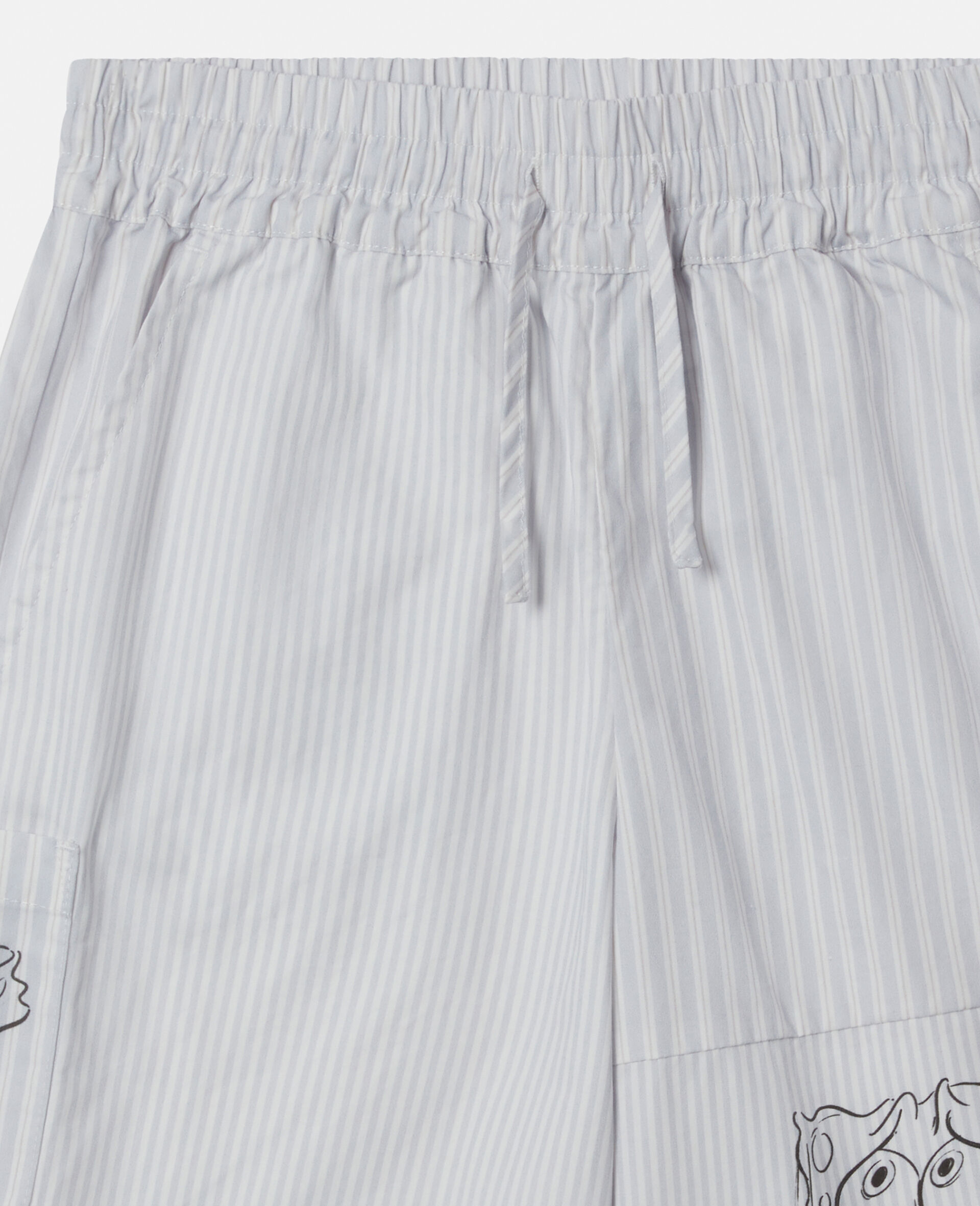 SpongeBob Graphic Shorts-Cream-large image number 1