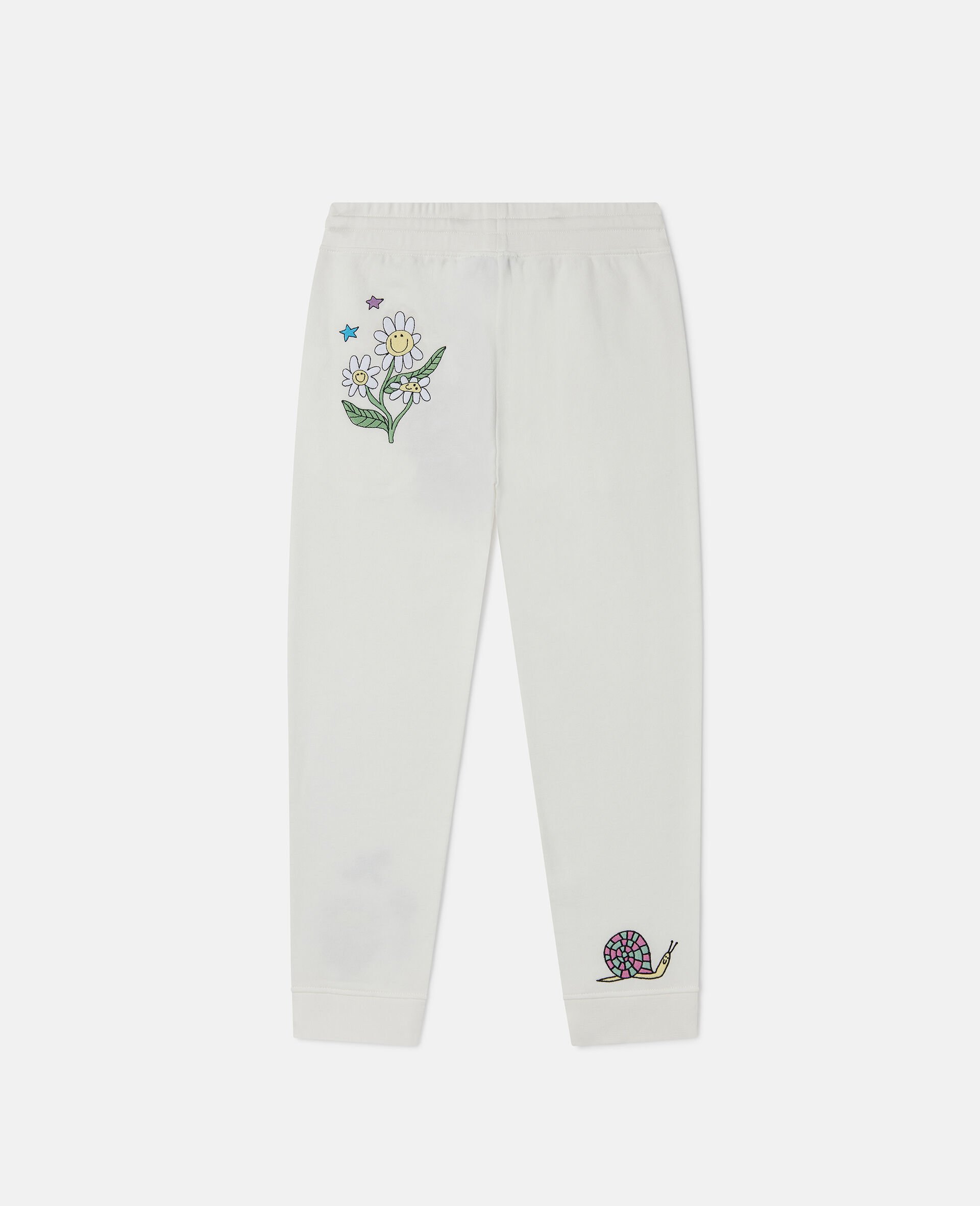 Woodland Friends Drawstring Joggers-White-large Woodland Friends Drawstring Joggers-White-large image number 2