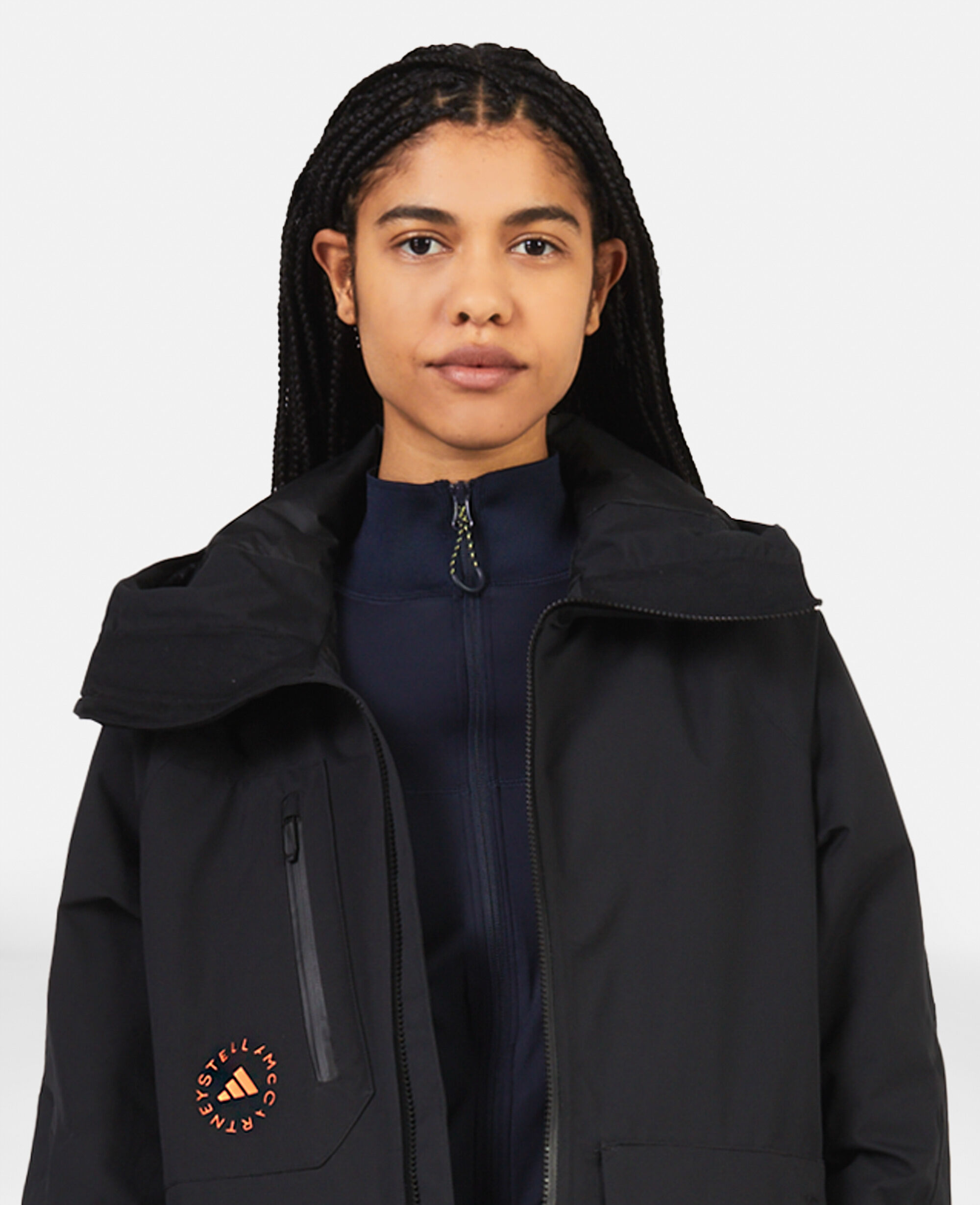 Women Black Terrex TrueNature Double Layer Insulated Jacket Stella McCartney CY