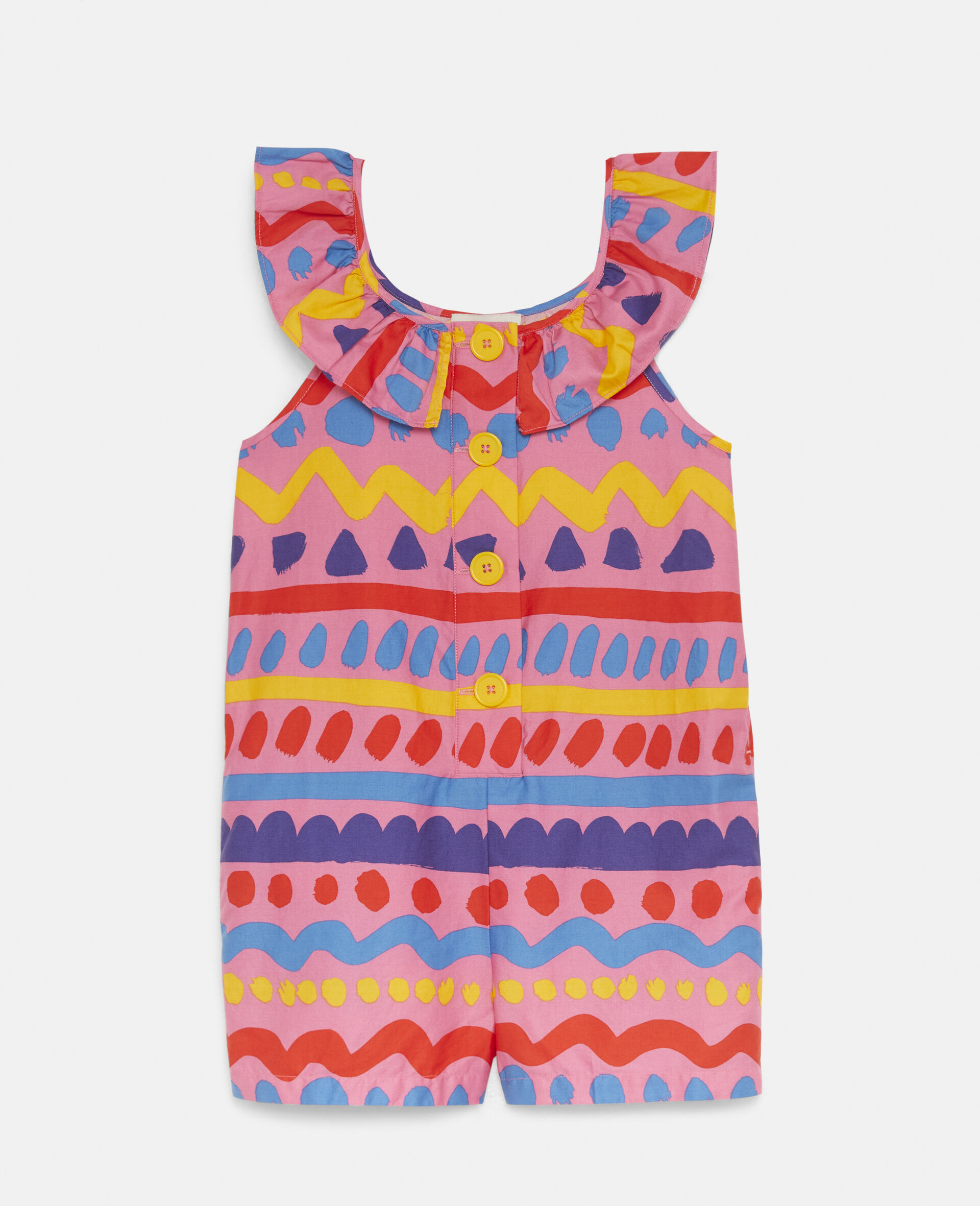 条纹缎面连身装-Multicolored-large image number 0