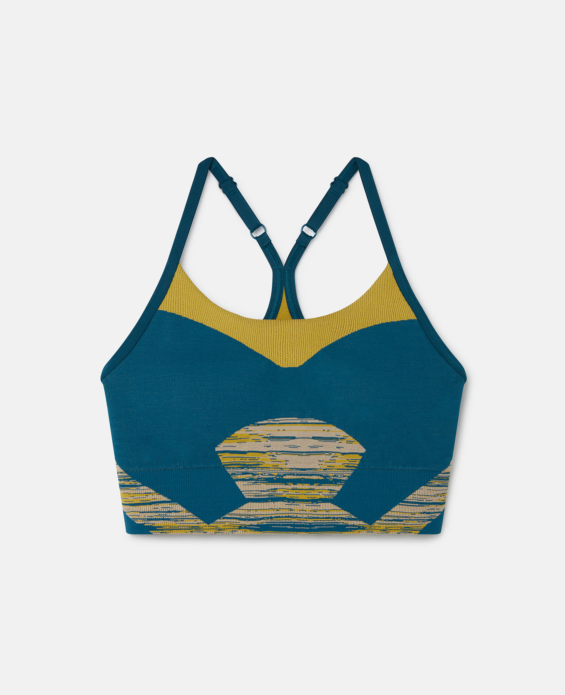 TrueStrength Seamless Medium Support Yoga Sports Bra-Multicolour-large image number 0