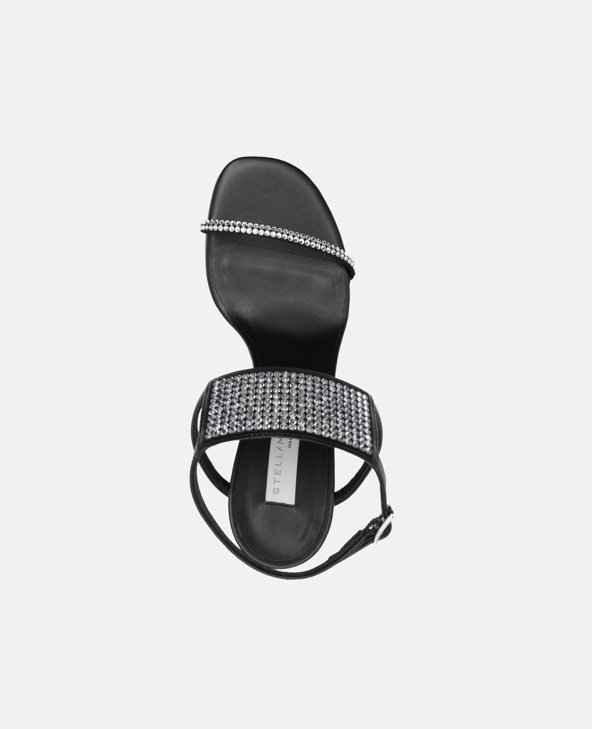 Stella 100 Crystal Stiletto Sandals-Black-large image number 1