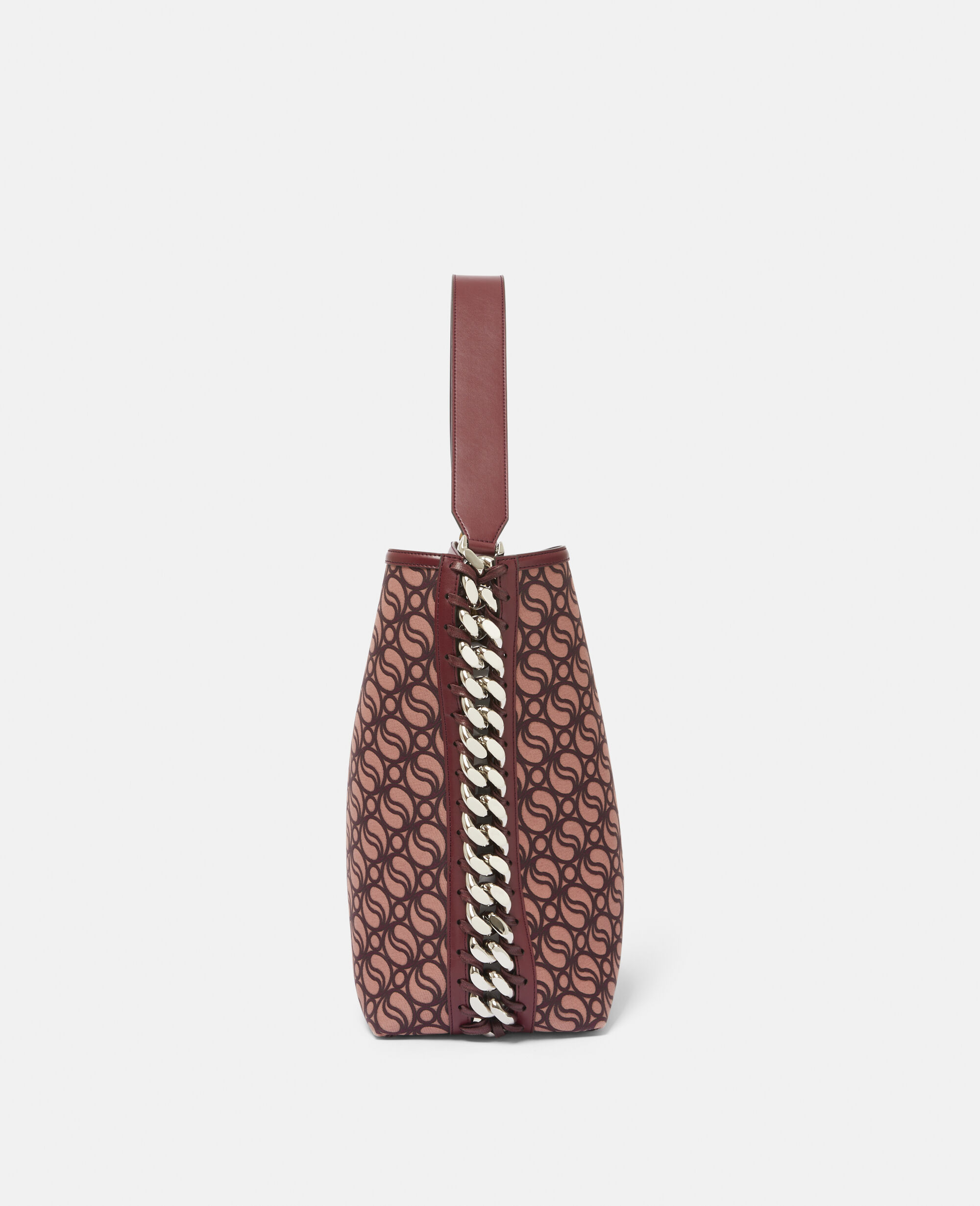 【23SS NEW】Stella McCartney / Frayme S-Wave トートバッグ Women Burgundy Frayme S-Wave Tote Bag | Stella McCartney GR