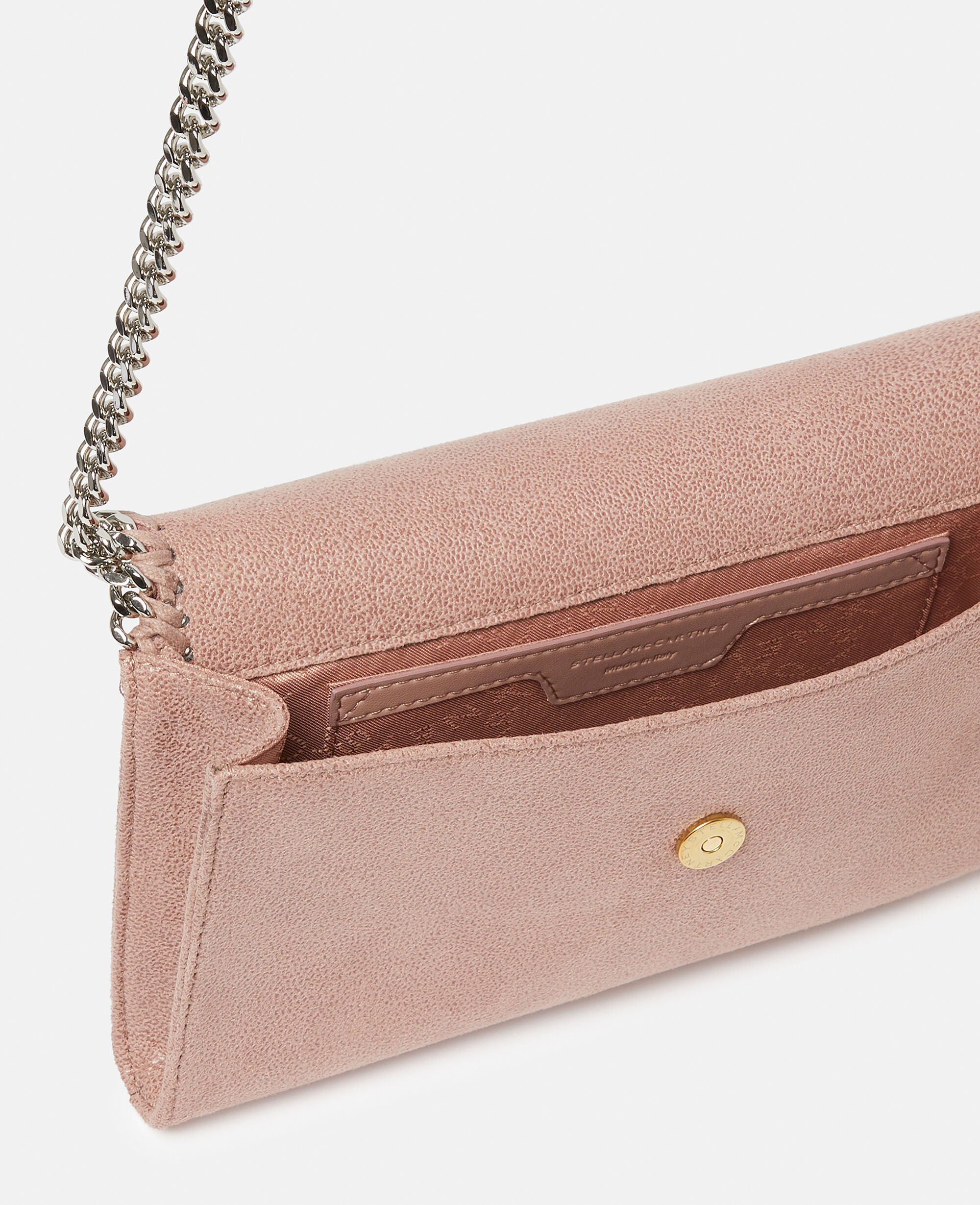 Women Peony Pink Falabella Wallet Crossbody Bag | Stella McCartney US