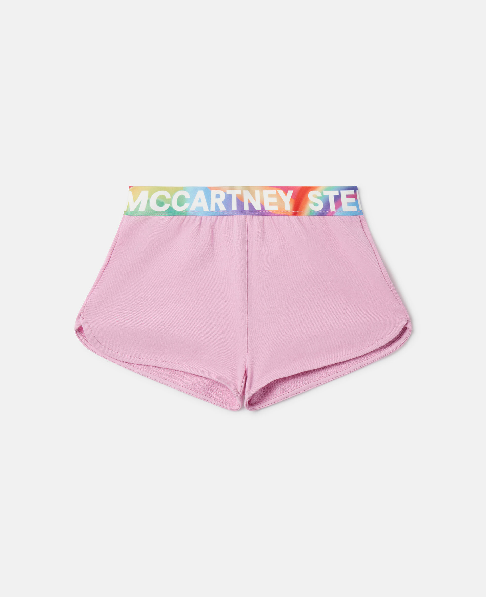 Logo Tape Shorts-粉色-medium
