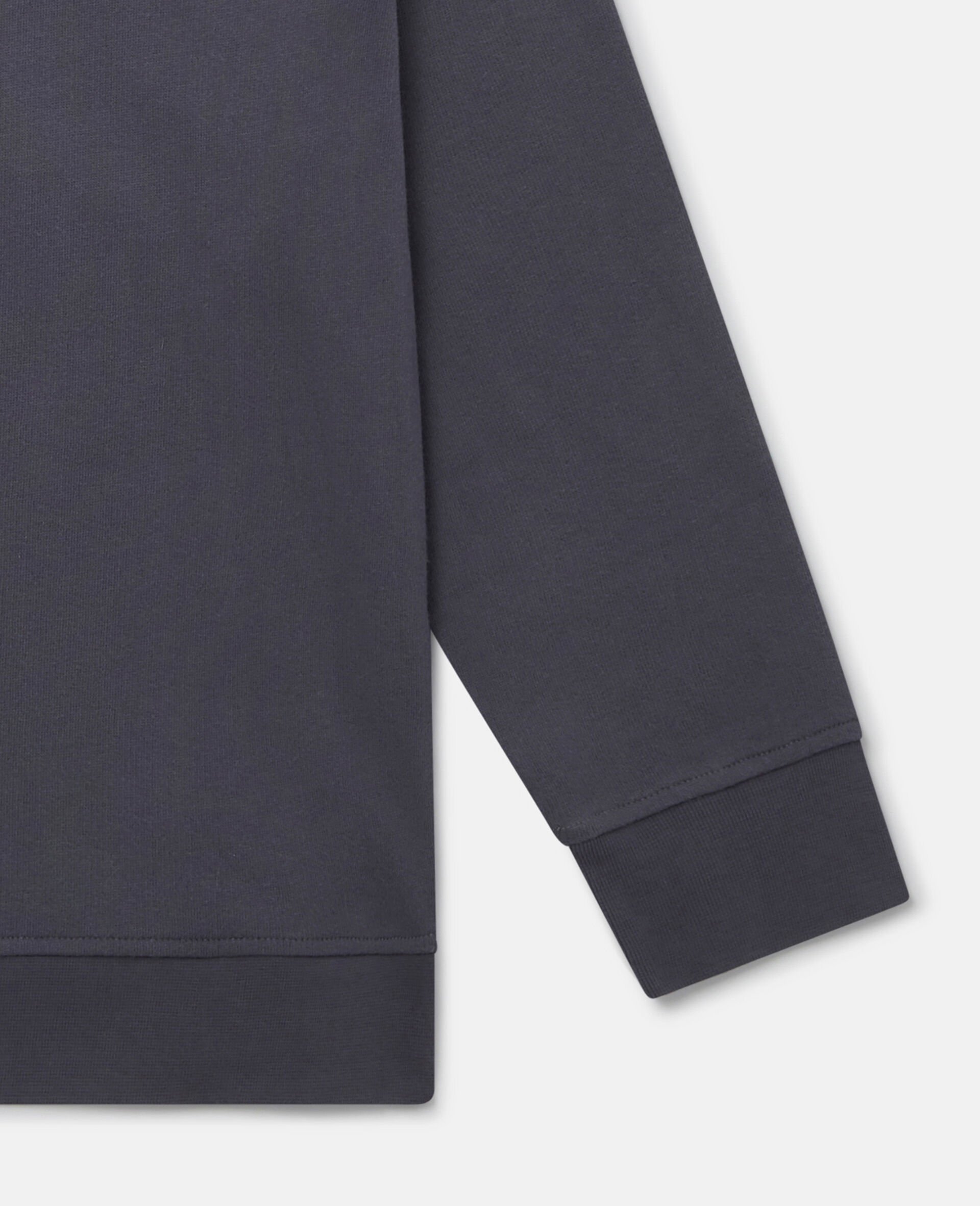 'Don't Be Square' Slogan Sweatshirt-Blue-large 'Don't Be Square' Slogan Sweatshirt-Blue-large image number 3