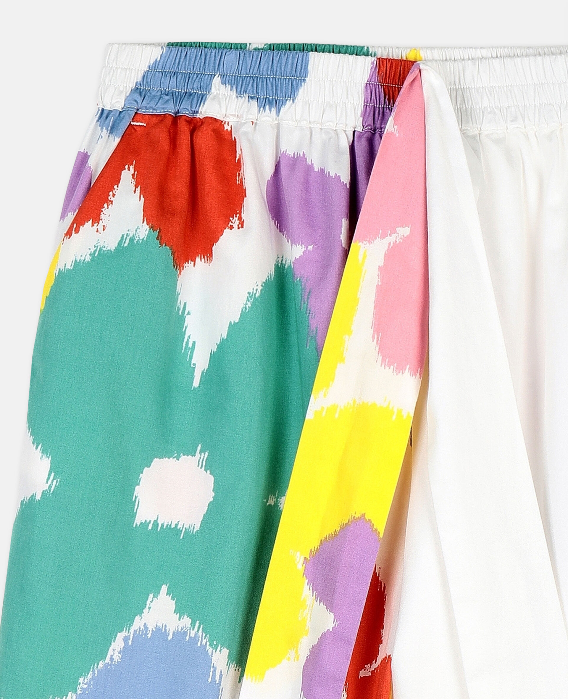 Flower Cotton Pants-Multicolour-large image number 1
