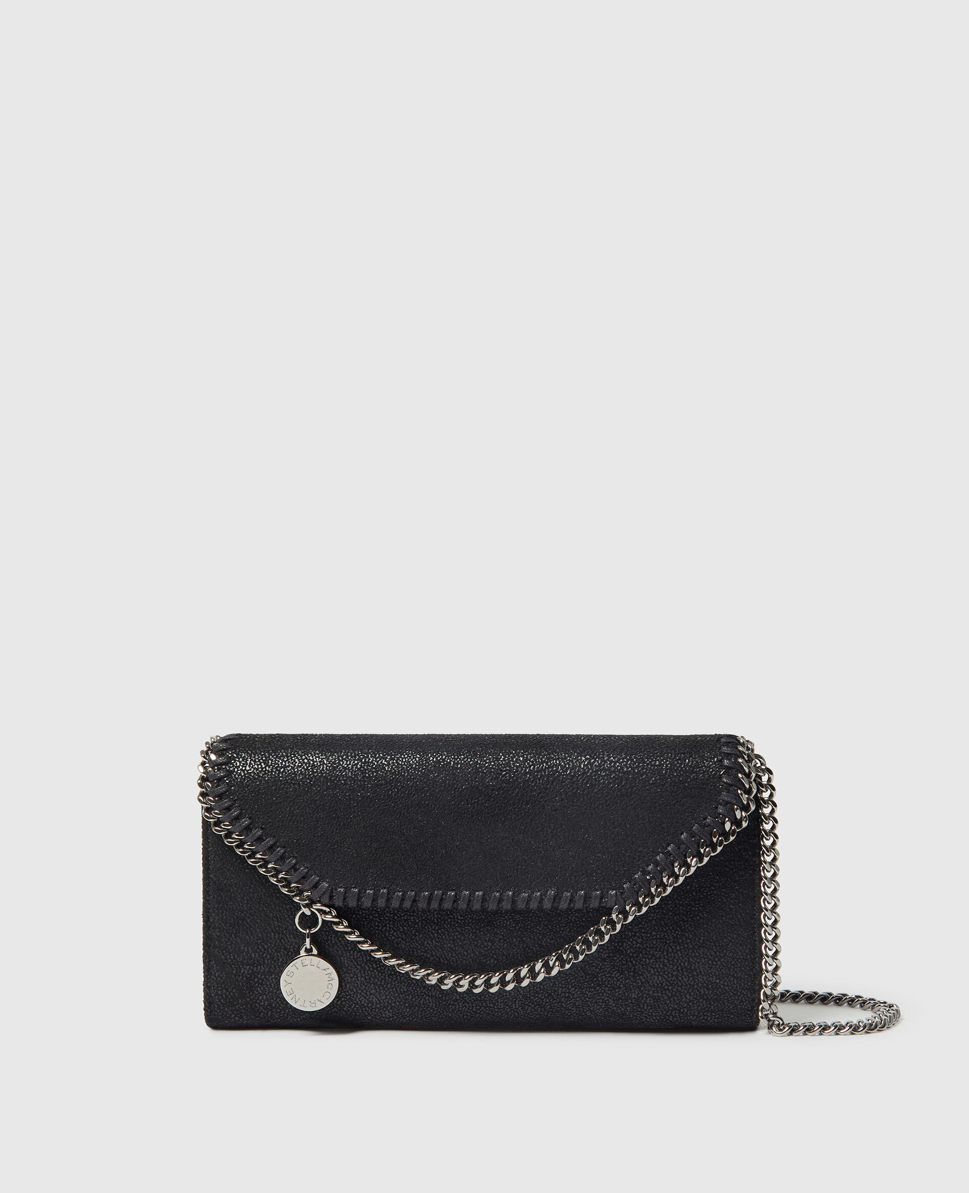 Falabella Wallet-On-Chain Crossbody-Black-medium