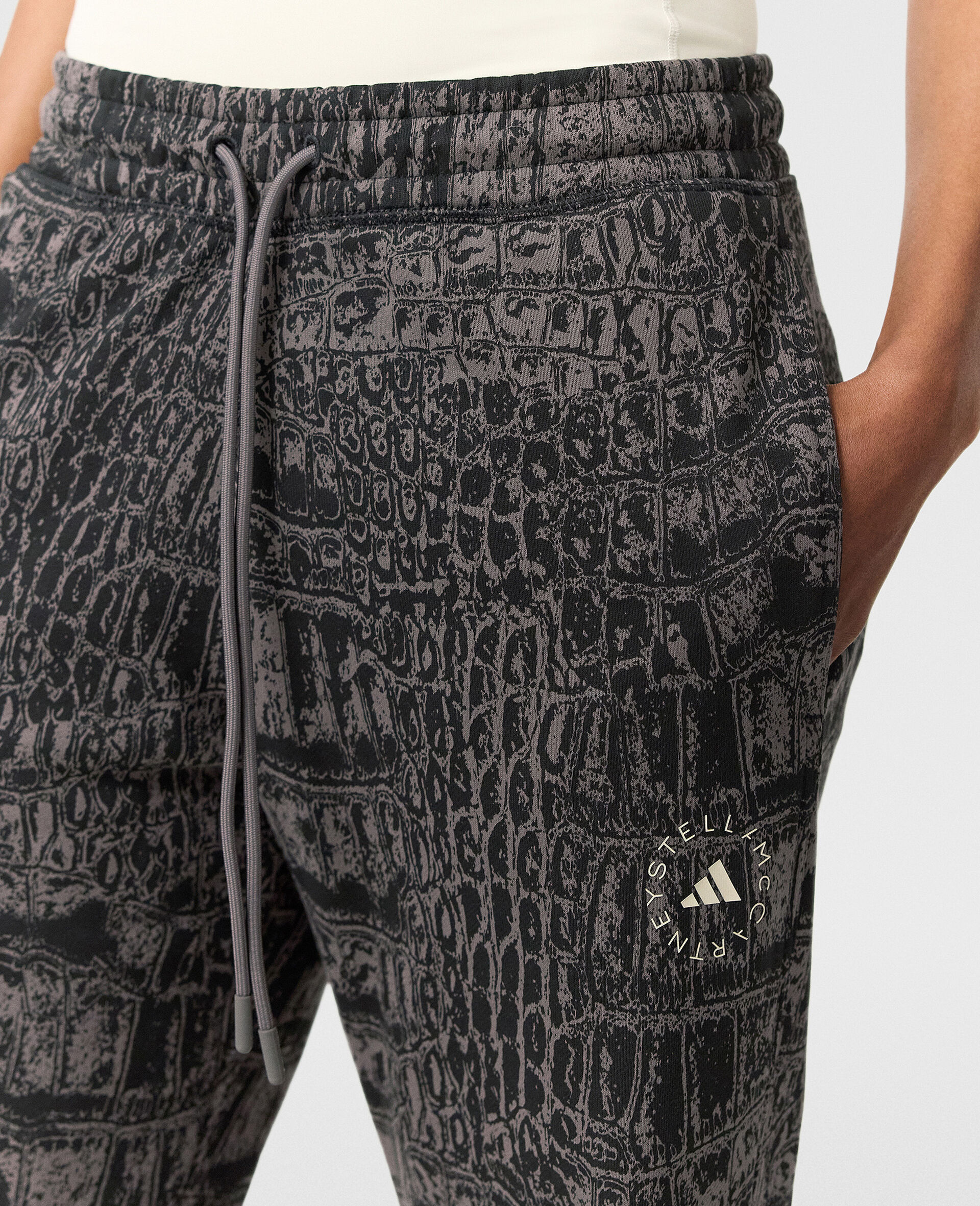 Logo Graphic Print Straight-Leg Joggers-Black-large Logo Graphic Print Straight-Leg Joggers-Black-large image number 3