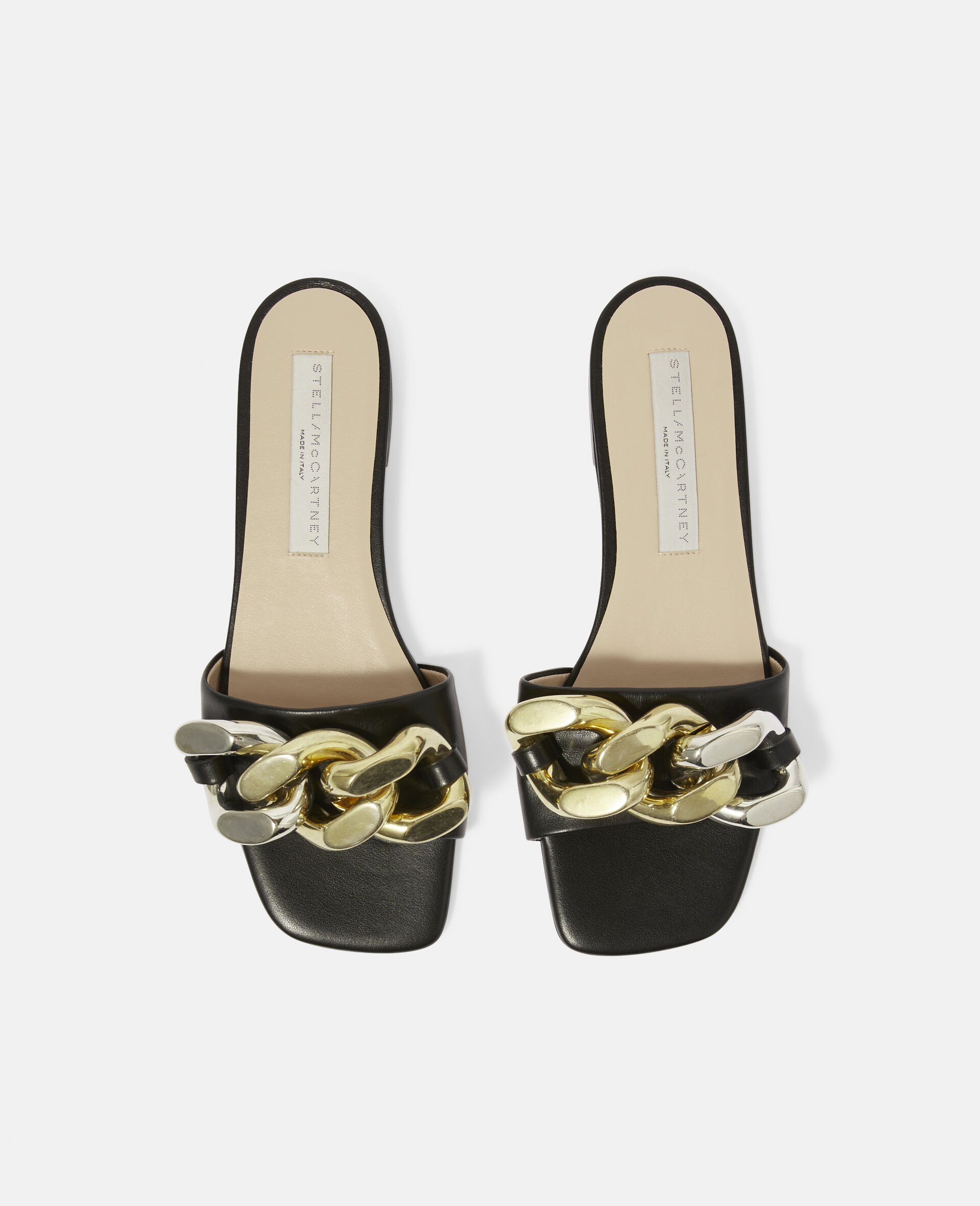 Falabella Flat Slides-Black-large image number 3