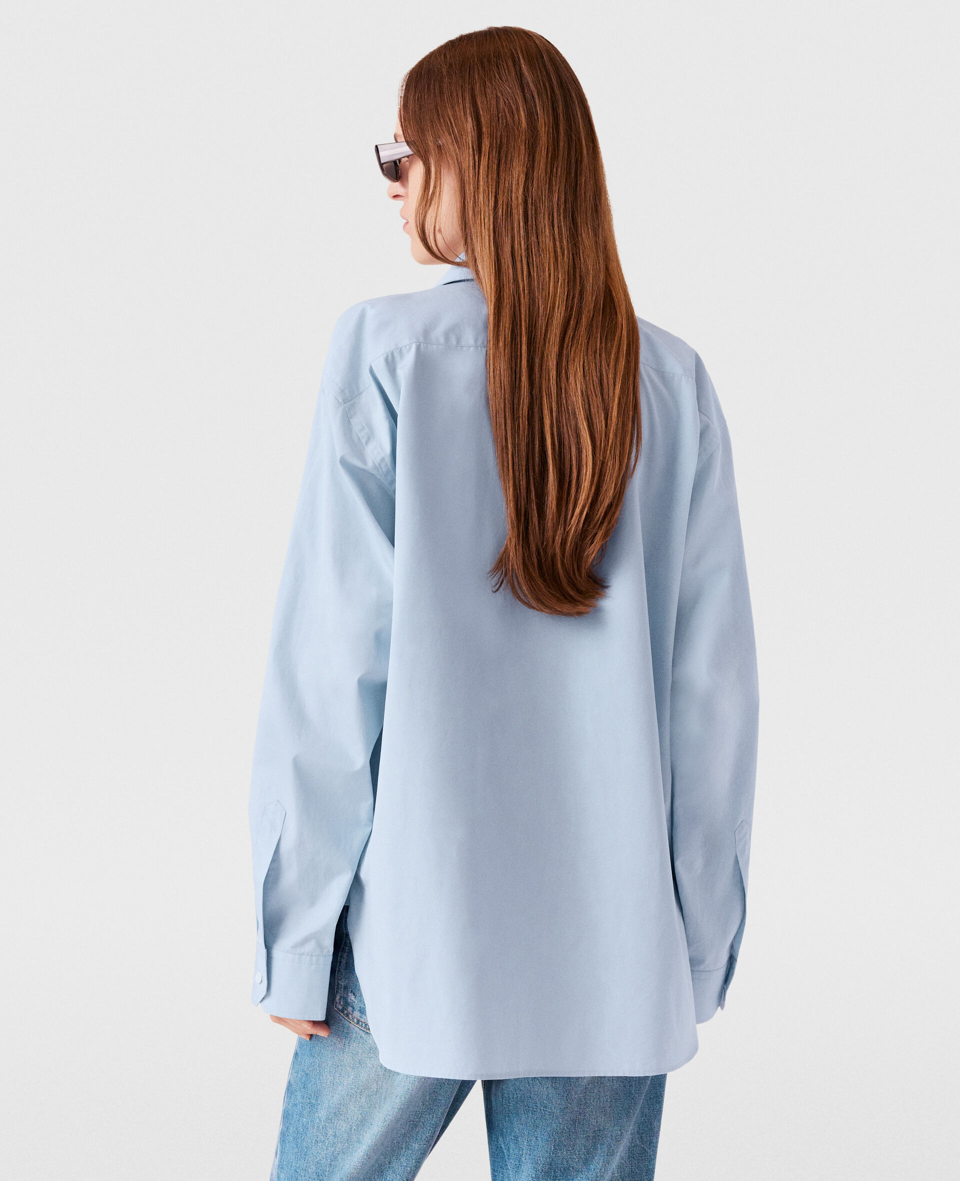 Camicia Oxford Falabella con Catene-Blu-large image number 4