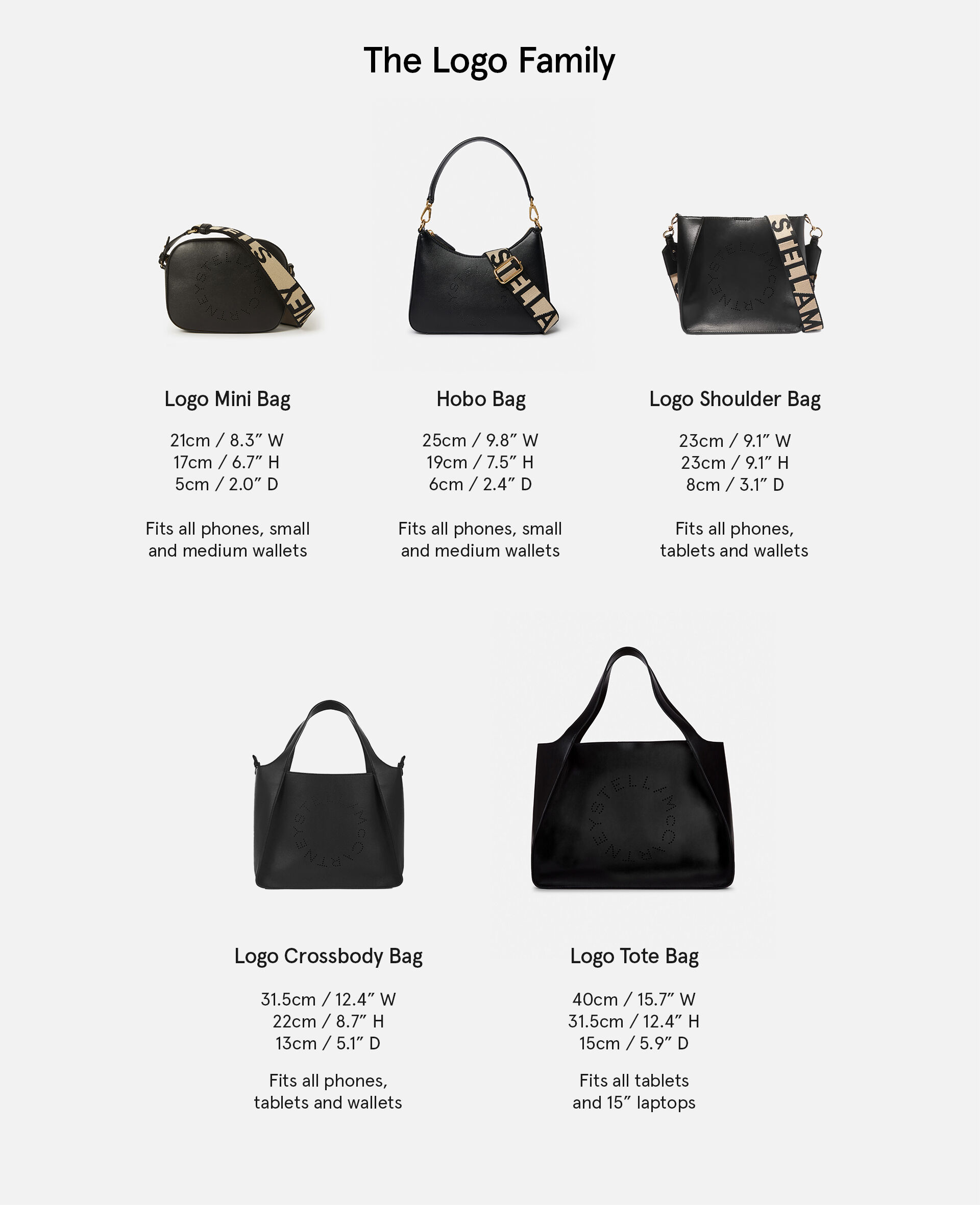 Falabella Studded Tiny Tote Bag