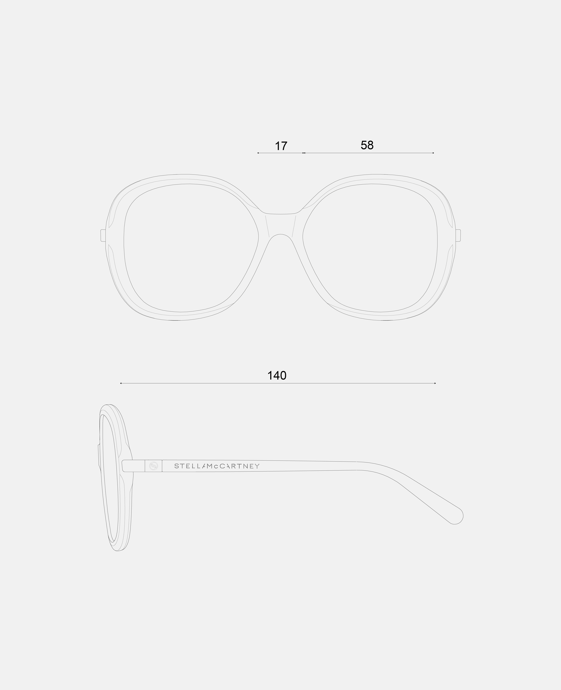 Oversized Round Gradient Sunglasses-Brown-large image number 3