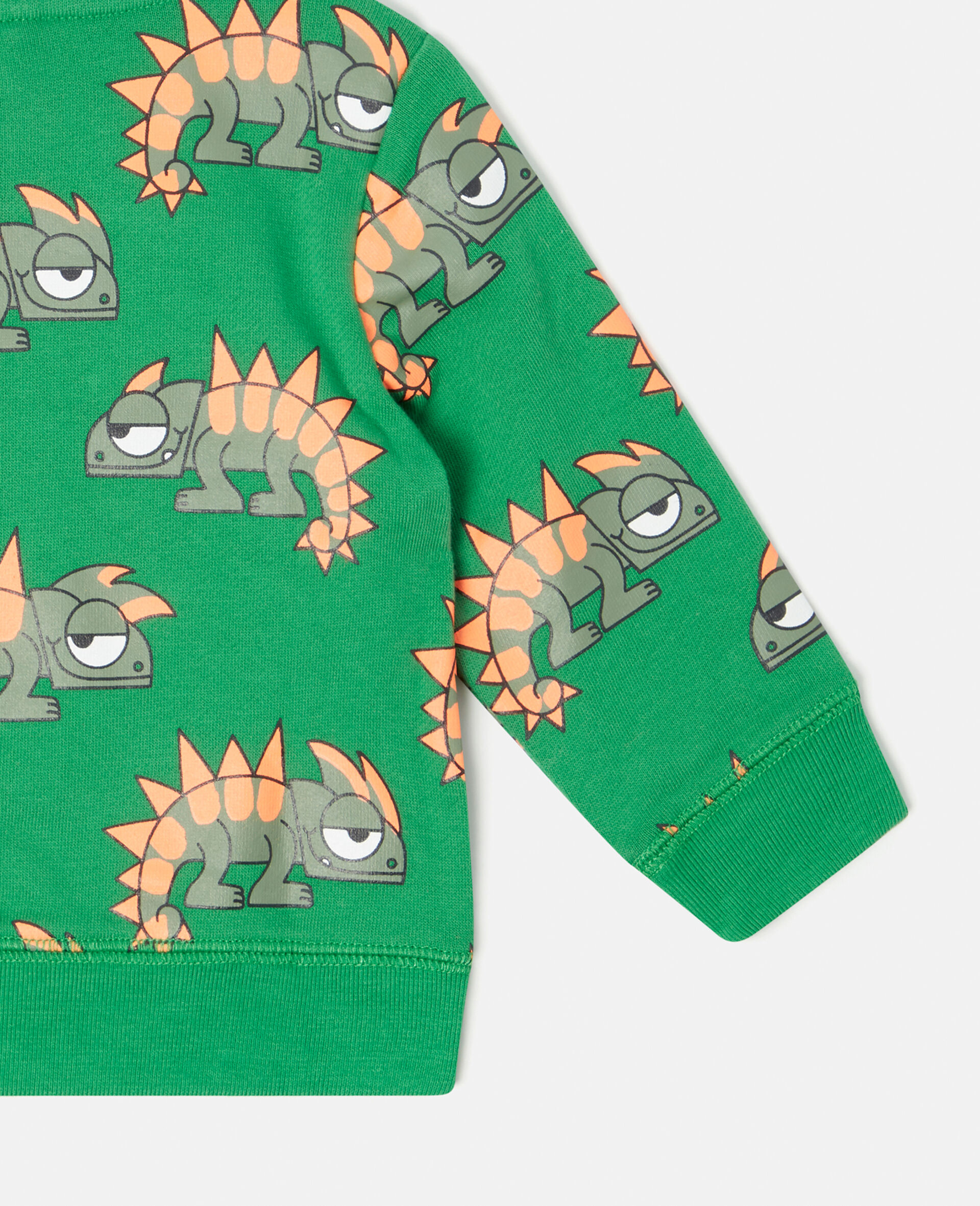 Gecko Print Sweatshirt-Pink-large image number 3