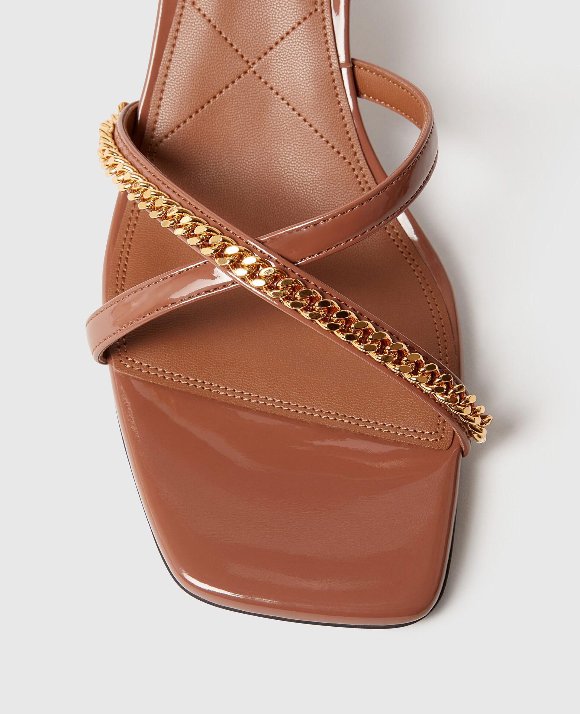 Elsa Patent Kitten Heels-브라운-large image number 4