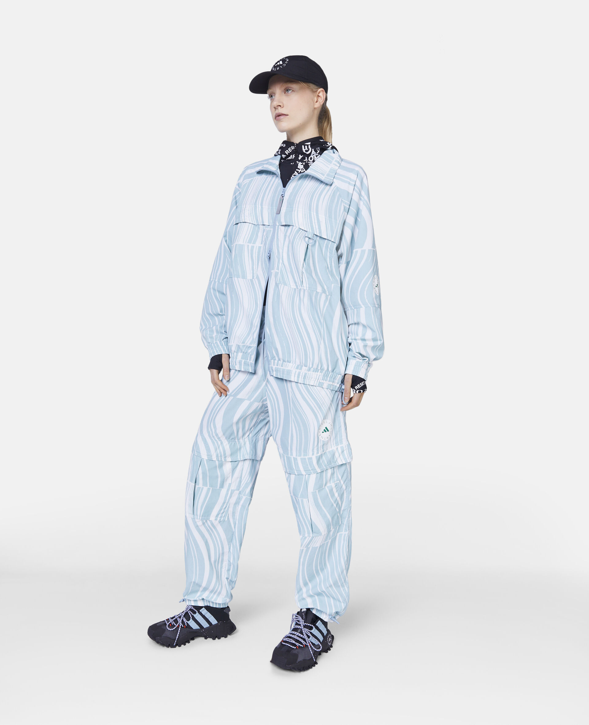 TrueCasuals Hover Float Print Trackpants-White-large image number 1