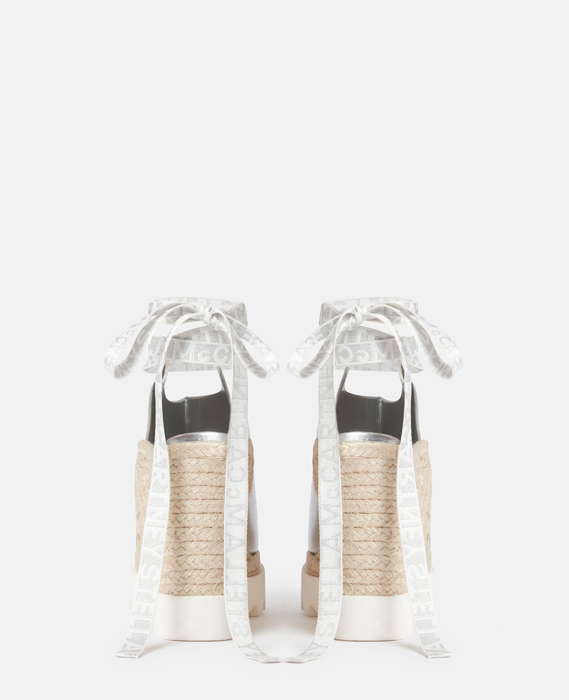 Gaia Metallic Heeled Espadrilles-Silver-large Gaia Metallic Heeled Espadrilles-Silver-large image number 3