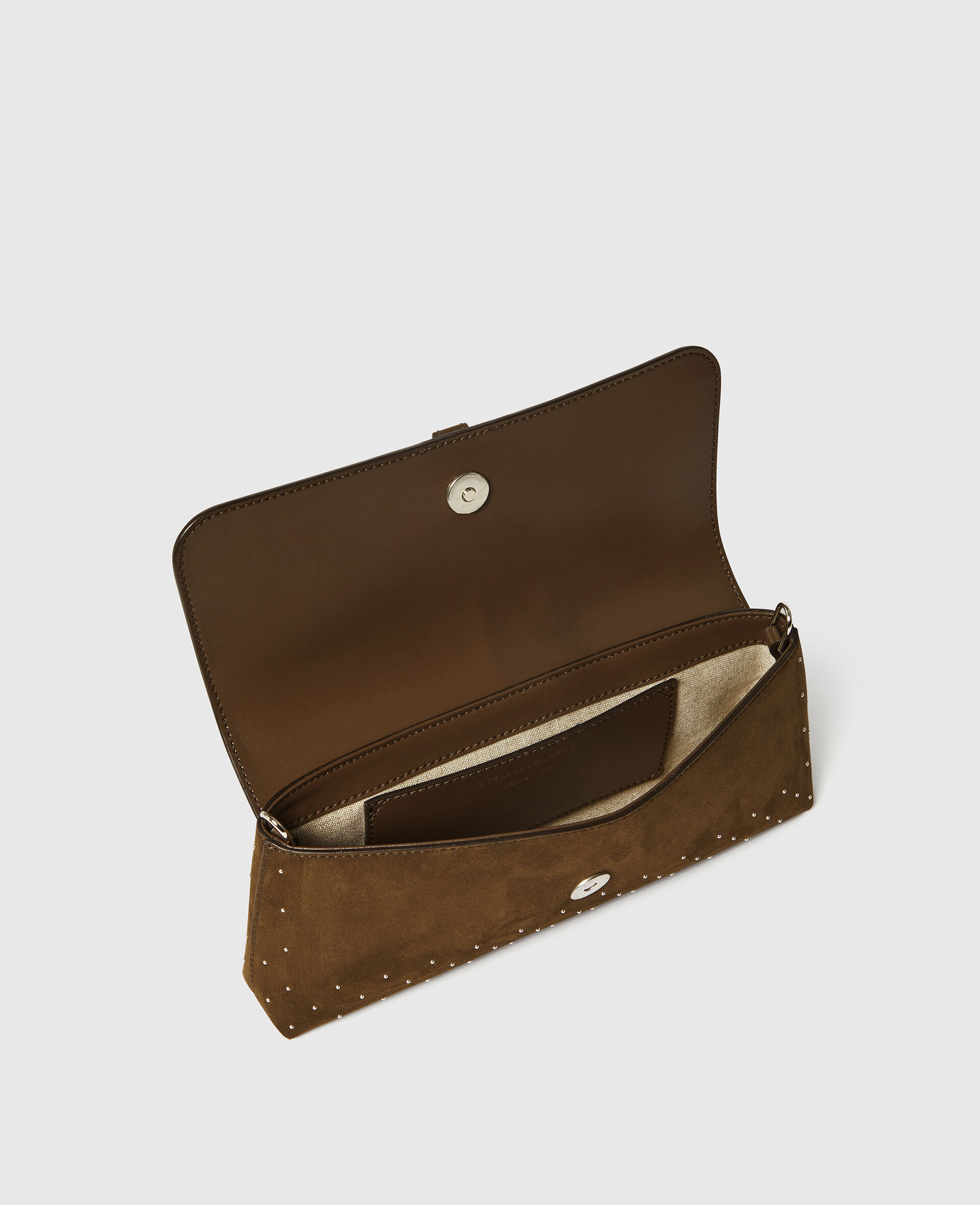 Ryder Suede Pochette Shoulder Bag-Brown-large image number 3