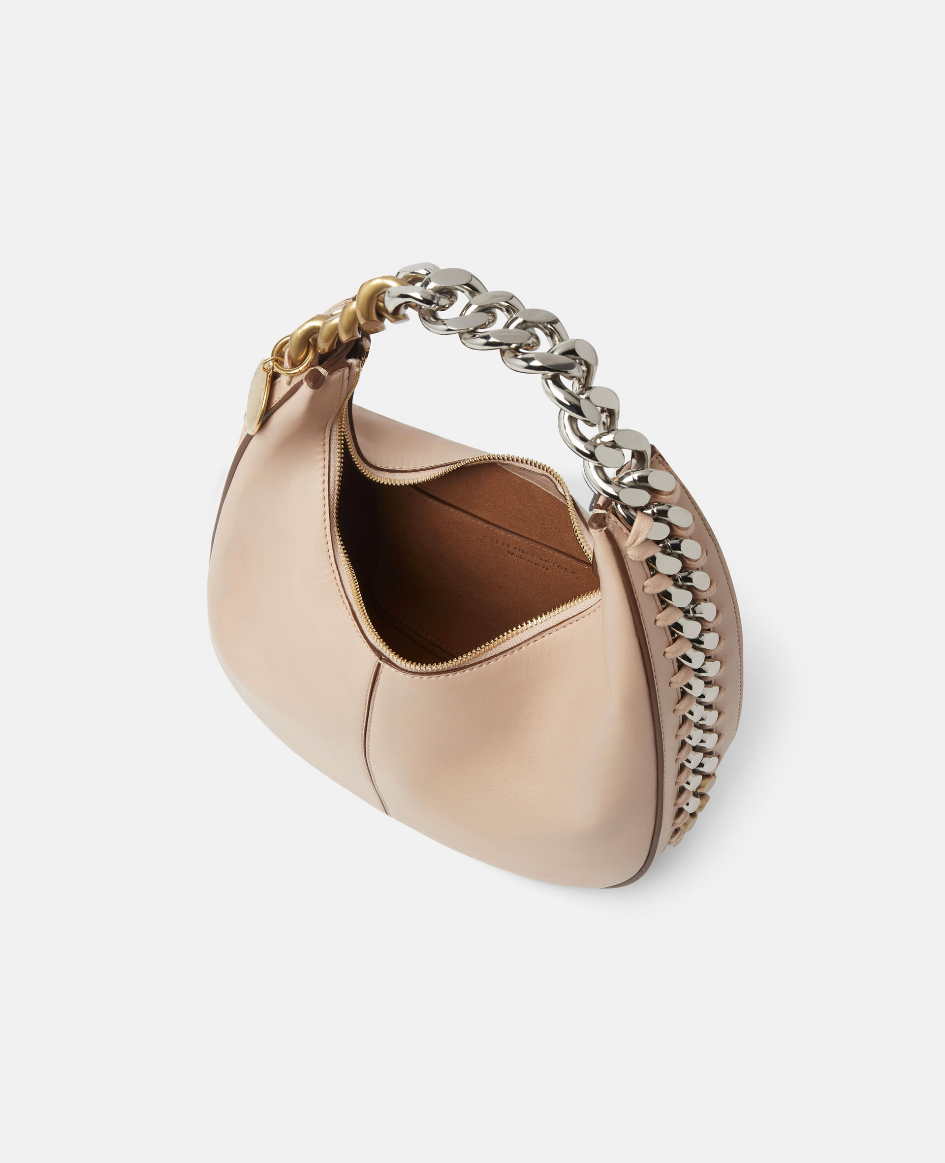 Frayme Small Zipped Shoulder Bag-Black-large image number 3