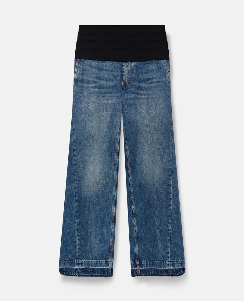 Jeans in stile smoking-Blu-large image number 0