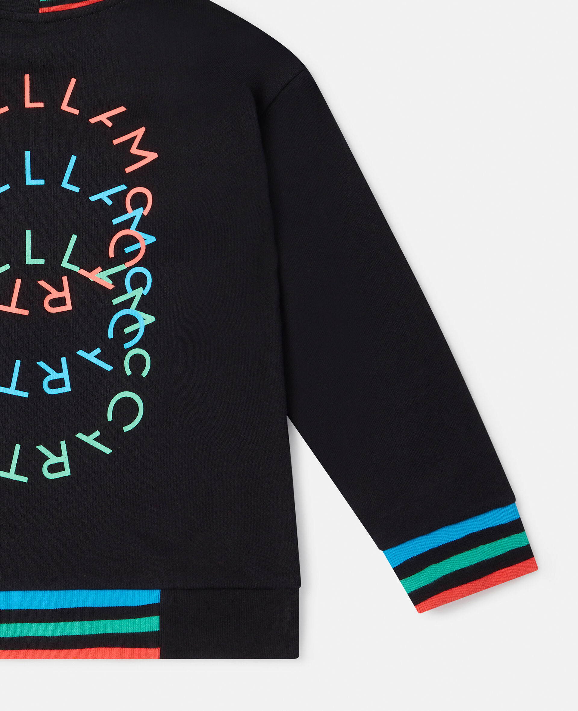 SMC Logo Oversized Sweatshirt-Black-large image number 3