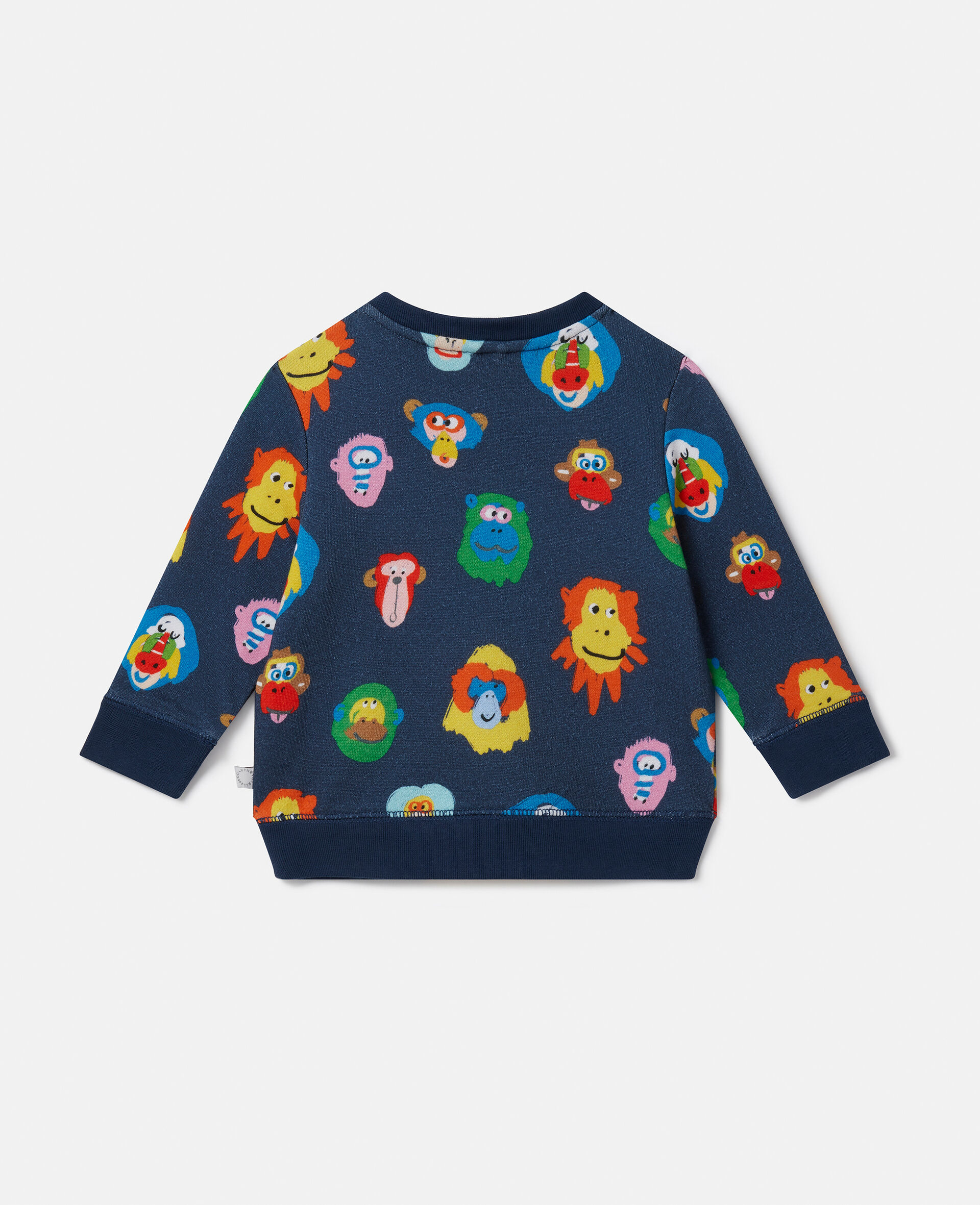 Baby Monkey Print Sweatshirt-Multicolour-large image number 2