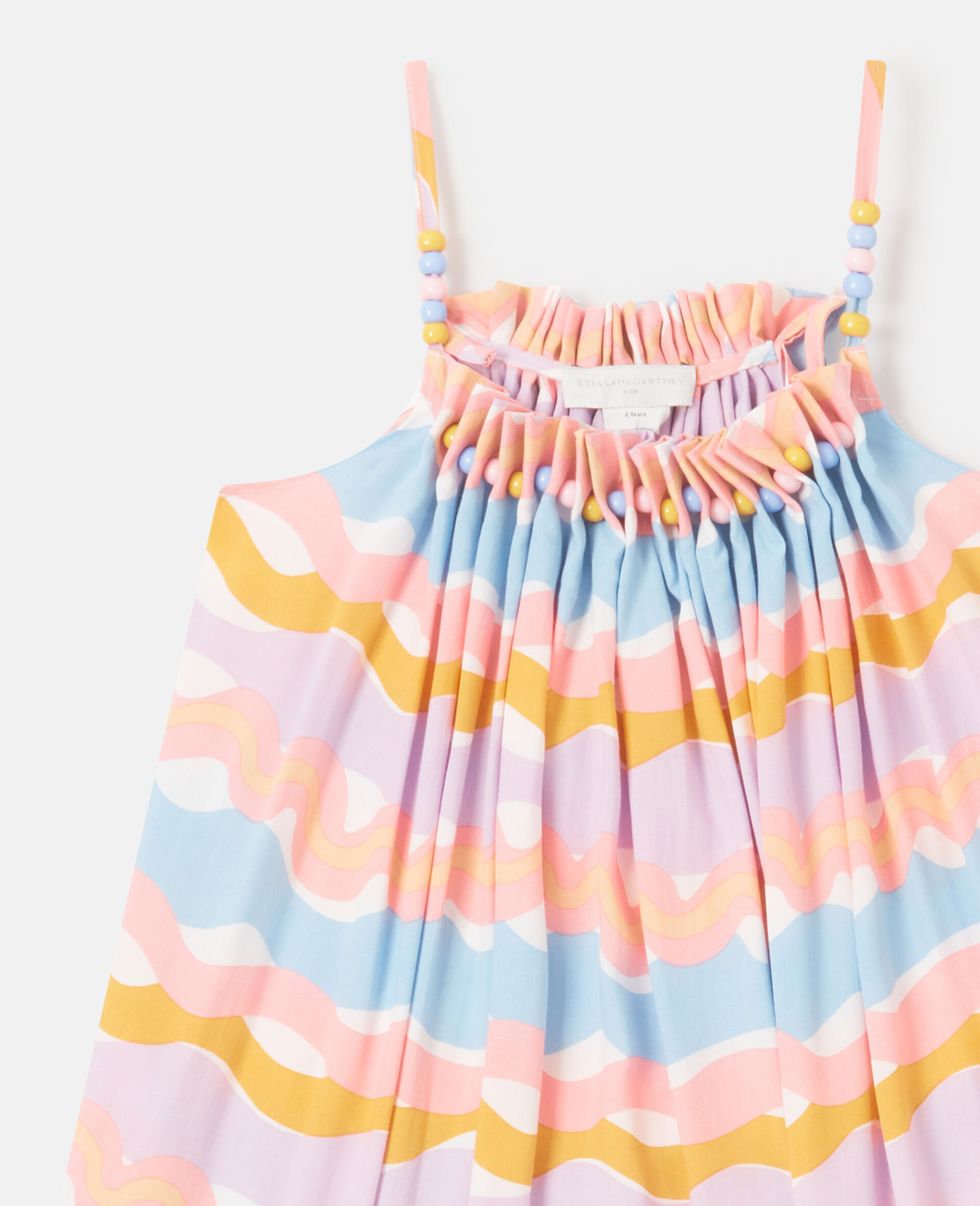 Striped Tiered Maxi Dress-Multicolour-medium