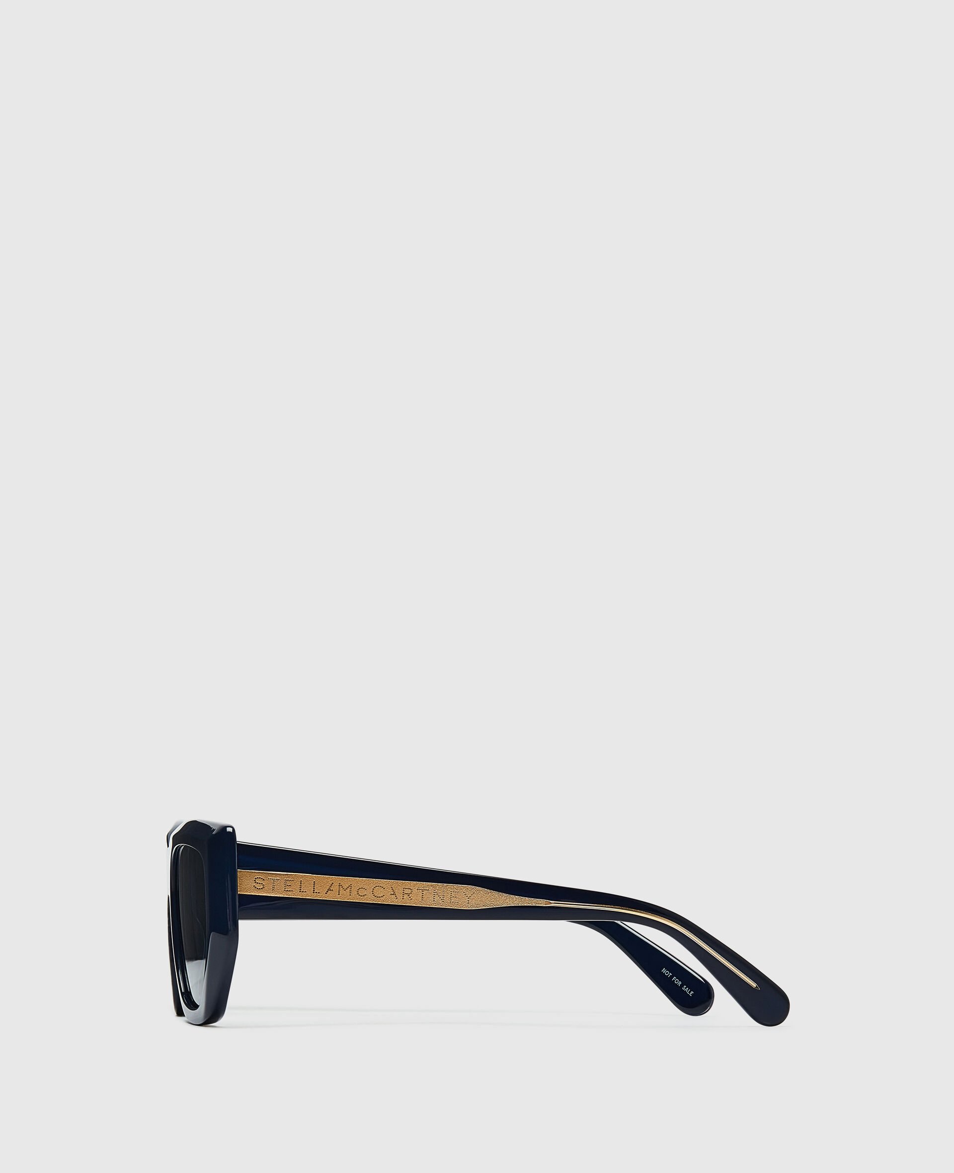 Logo Cat‐Eye Sunglasses-Blue-medium Logo Cat‐Eye Sunglasses-Blue-medium