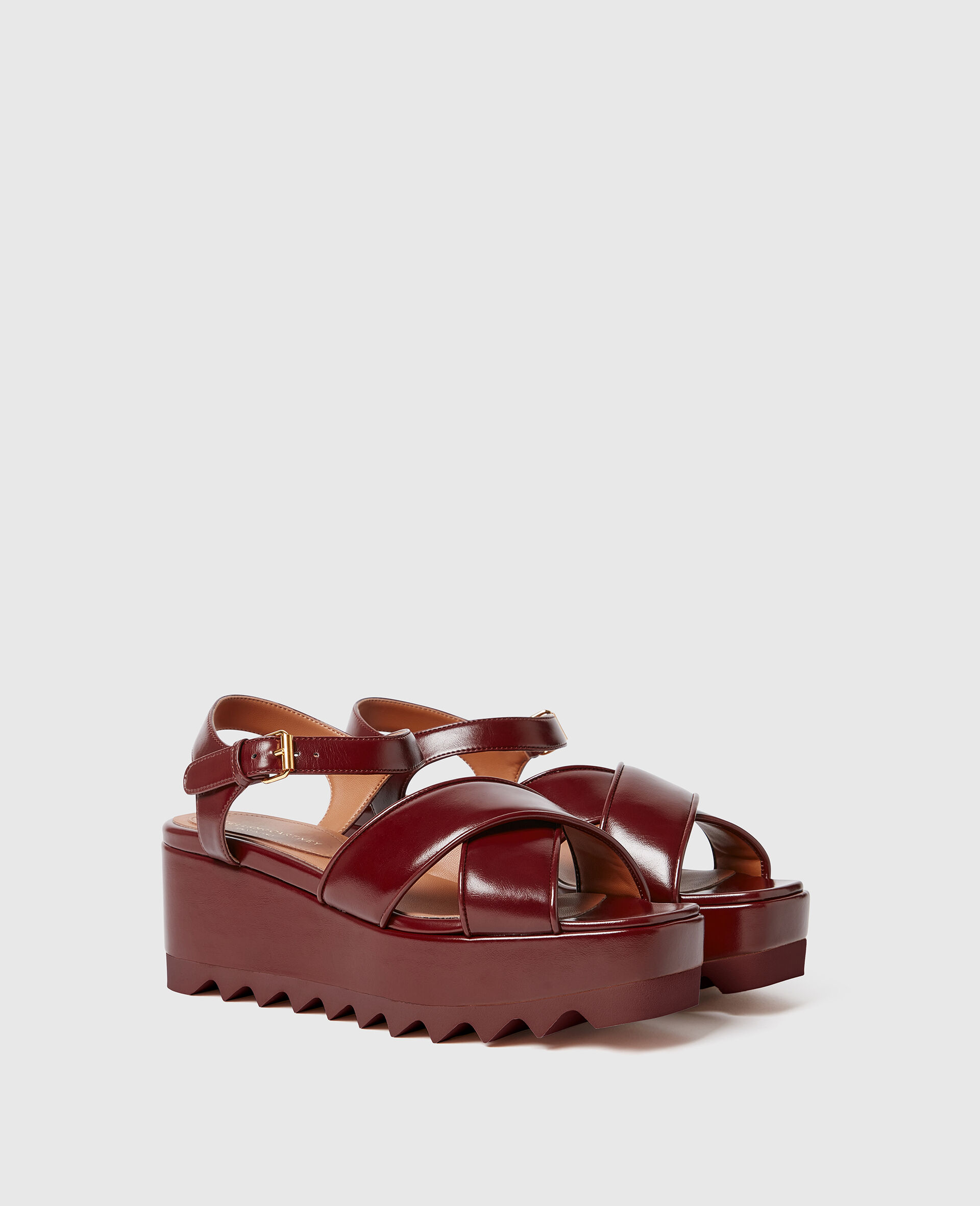 Elyse Criss-Cross Sandals-Brown-medium