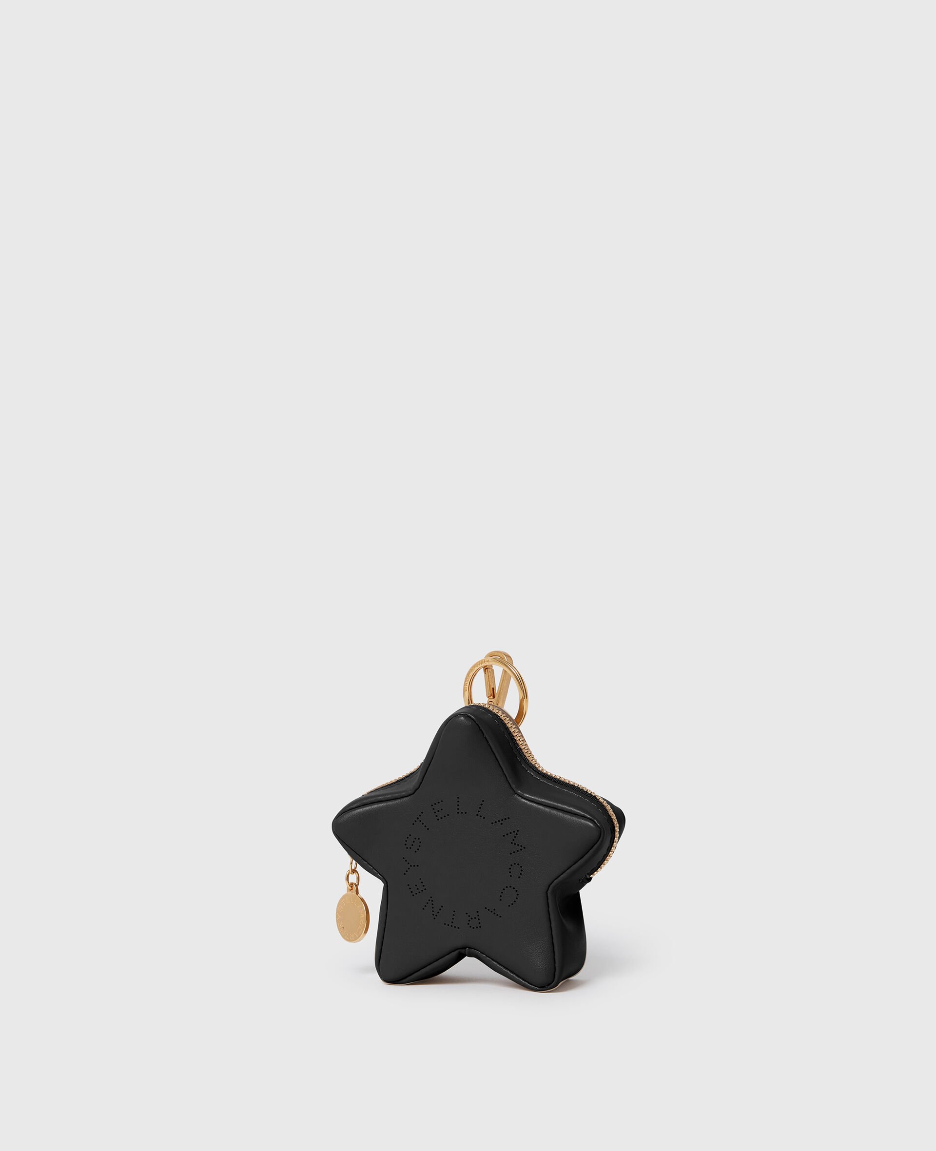 Logo Star Coin Purse Keyring-Black-large image number 1