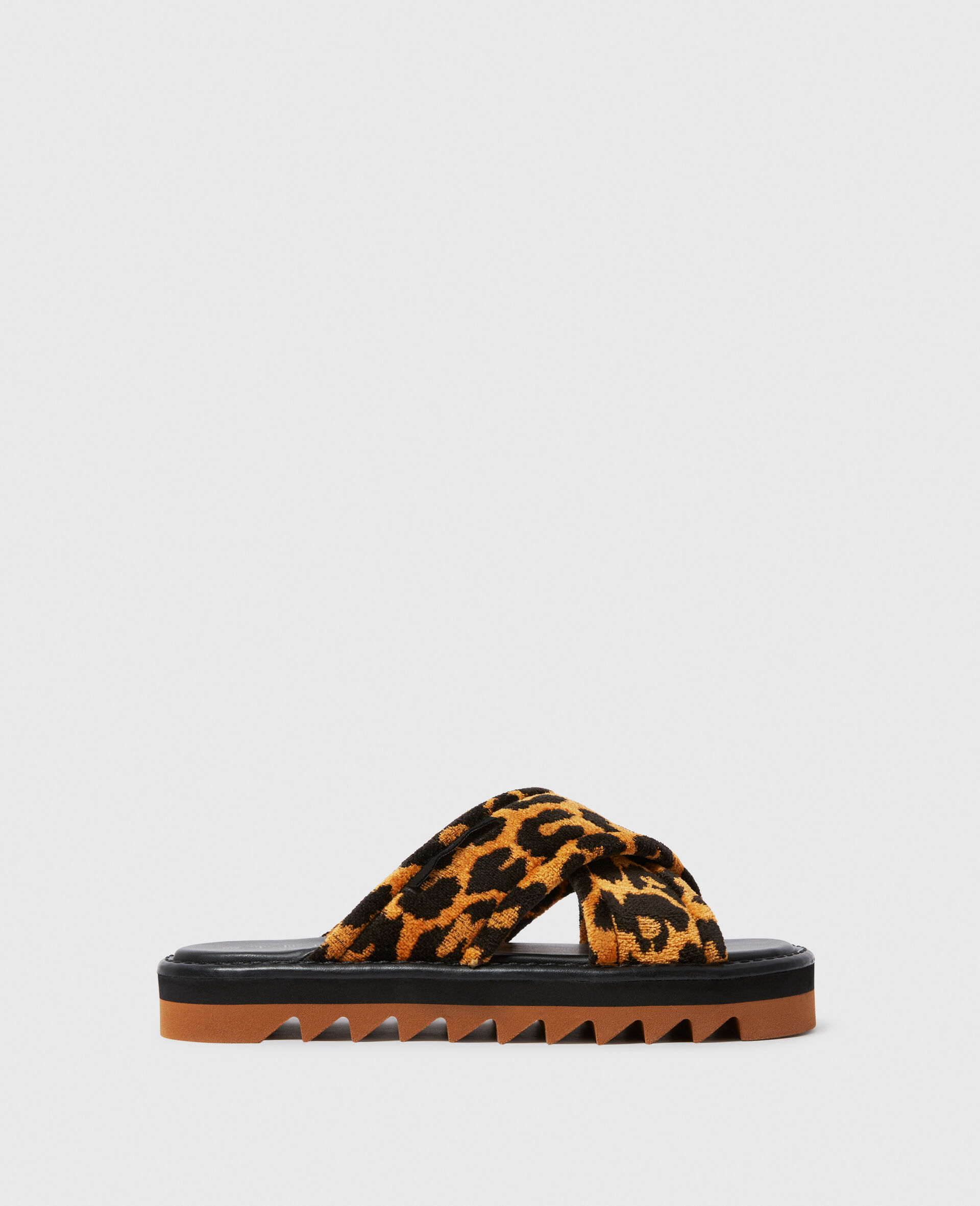 Sneak-Elyse Leopard Twisted Sandals-Brown-medium
