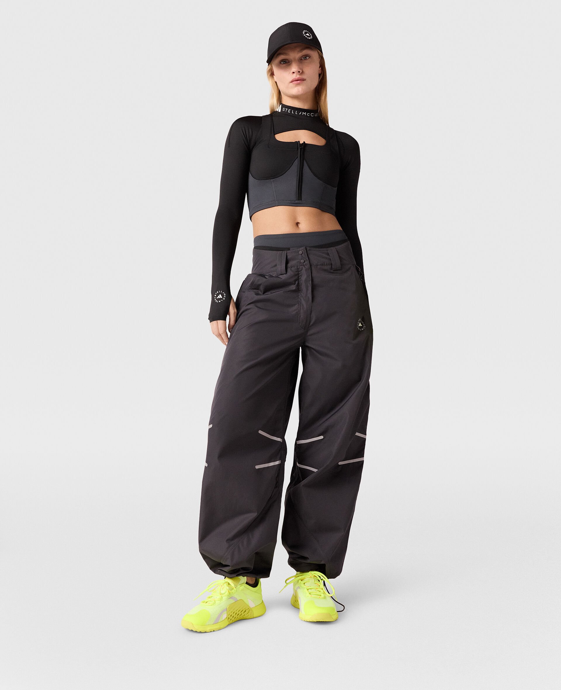 TrueLife Woven Trackpants-Black-model