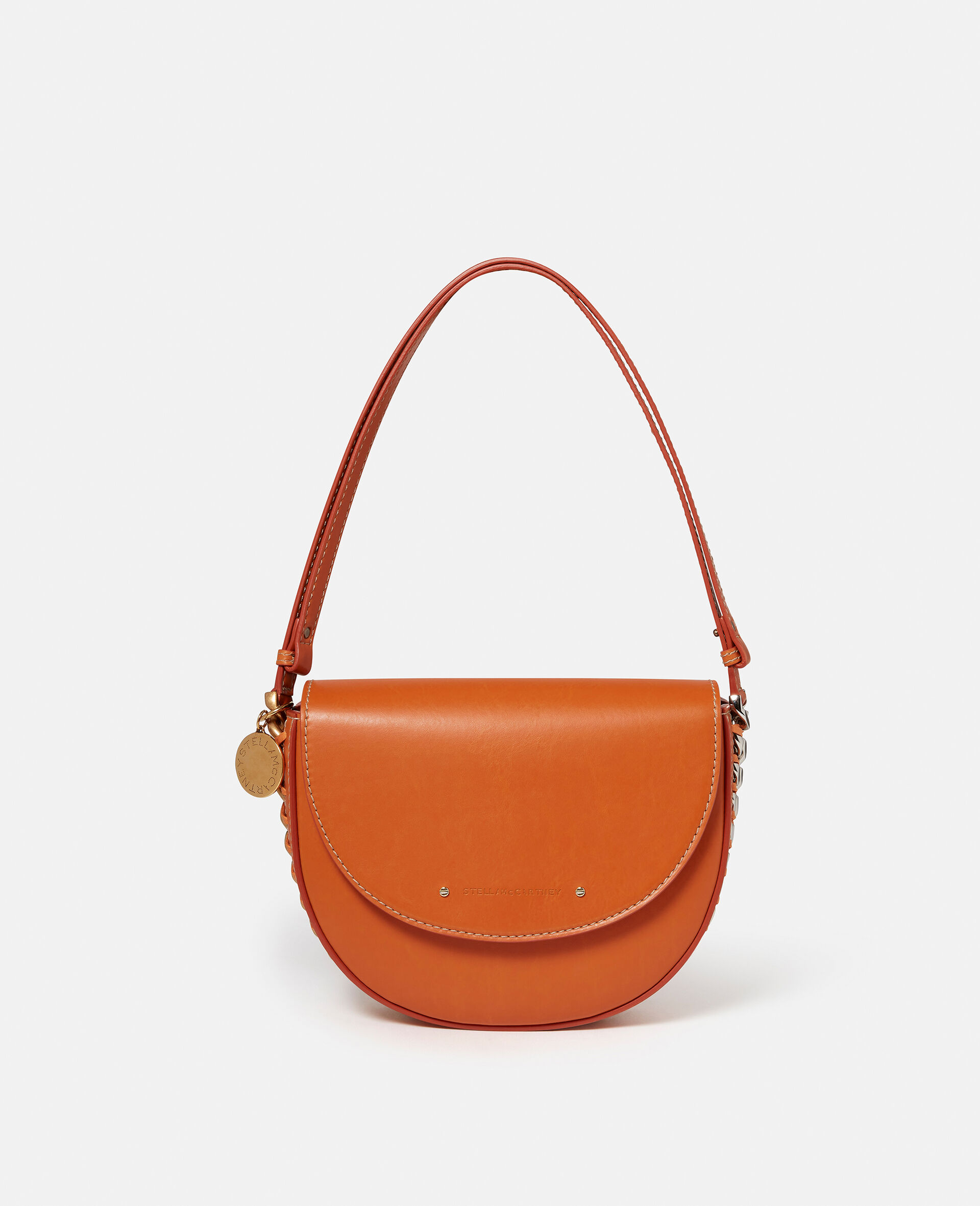 Frayme Medium Flap Shoulder Bag-Brown-large image number 0