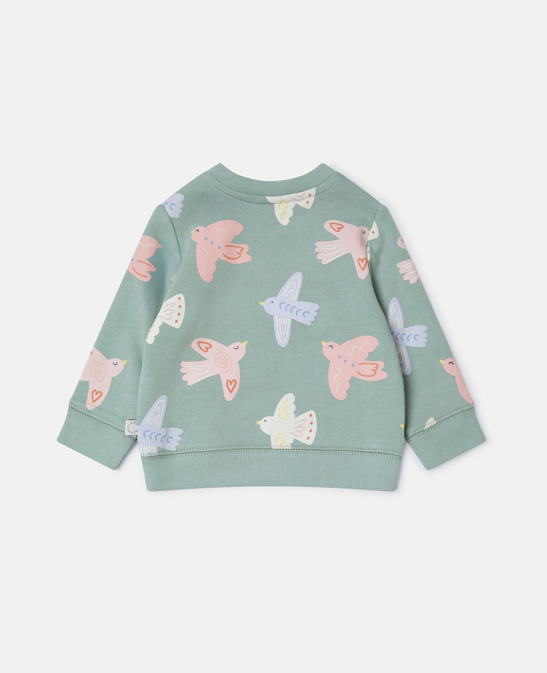 Dove Print Crewneck Sweatshirt-Grey-large Dove Print Crewneck Sweatshirt-Grey-large image number 2