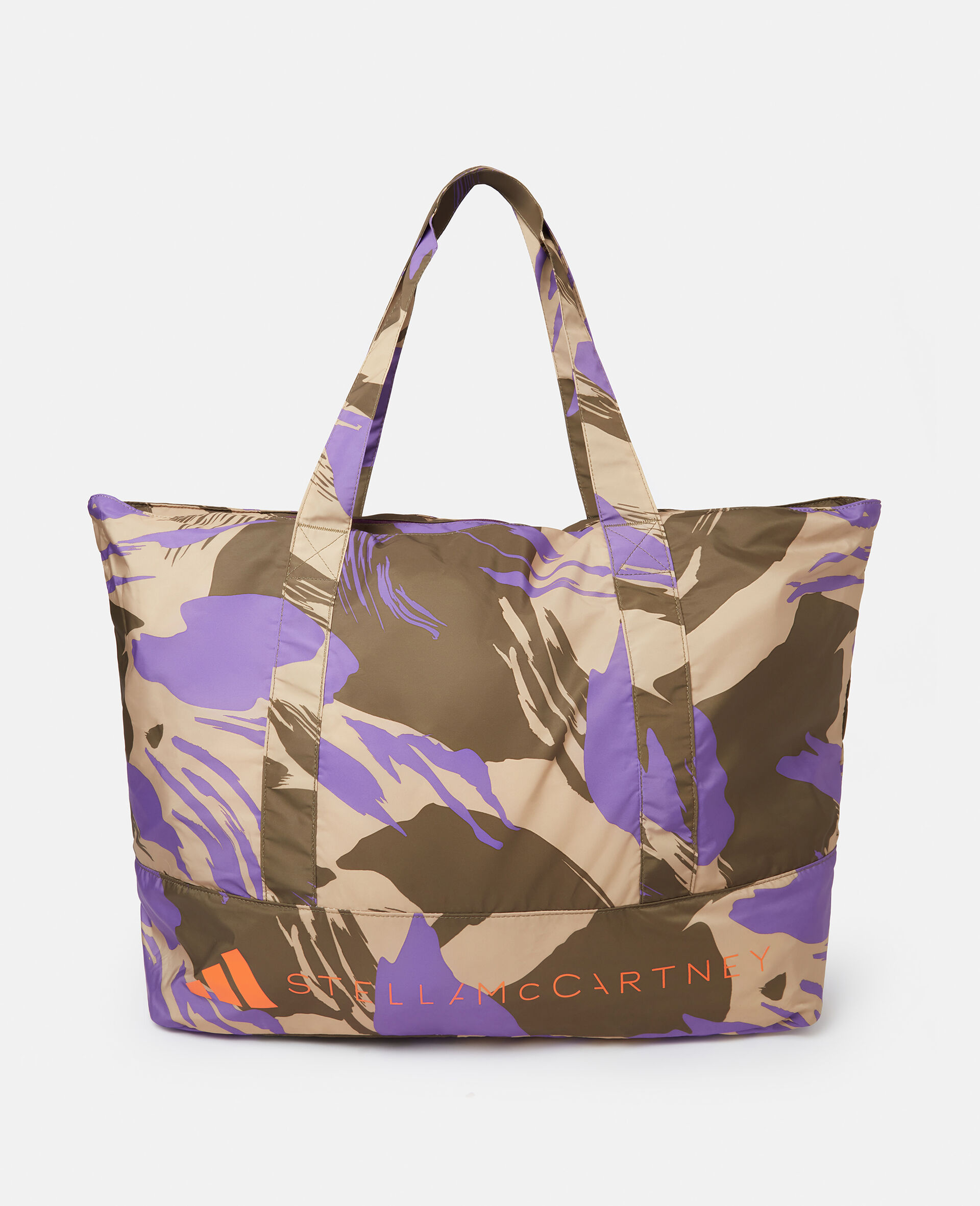 Logo Camouflage Print Tote Bag-Multicoloured-large image number 2