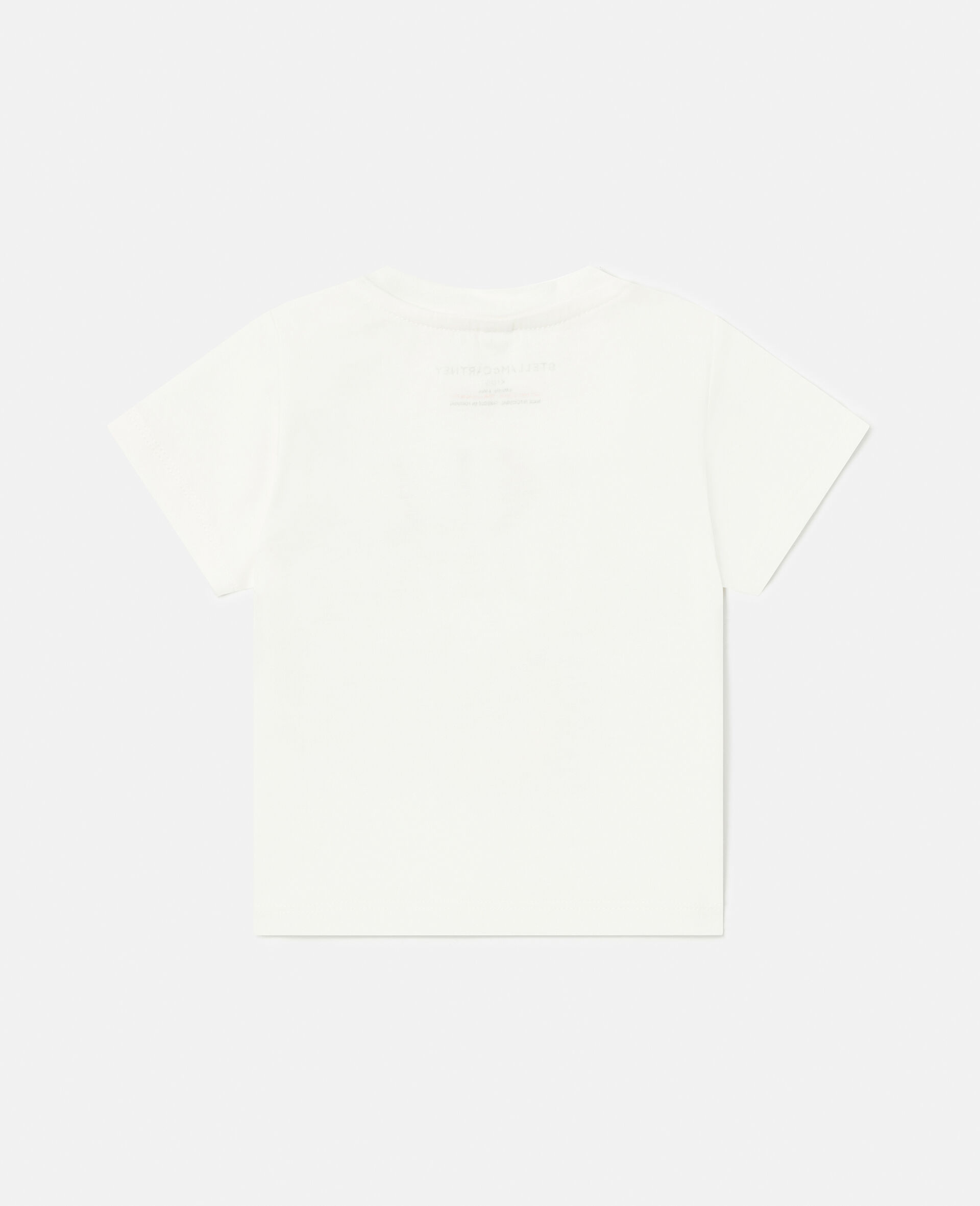 Stella Festival Logo Print T-Shirt-White-large image number 2