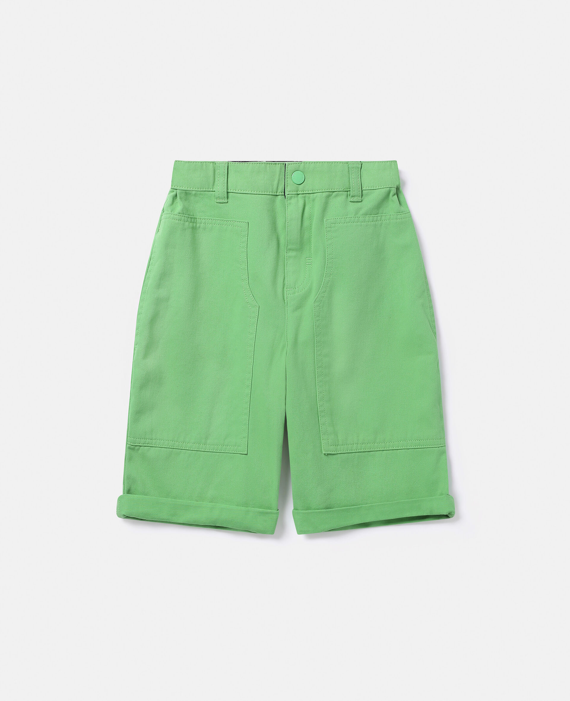 Cargo Shorts-Green-medium