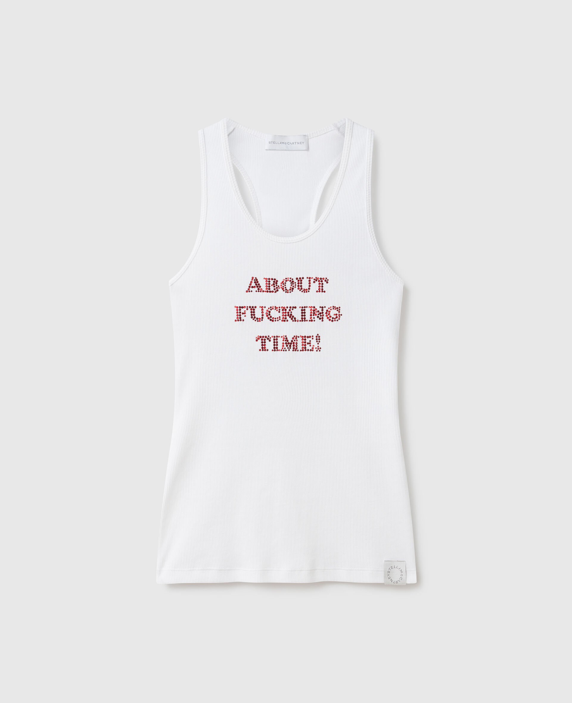 About Fucking Time! Canotta-Bianco-medium
